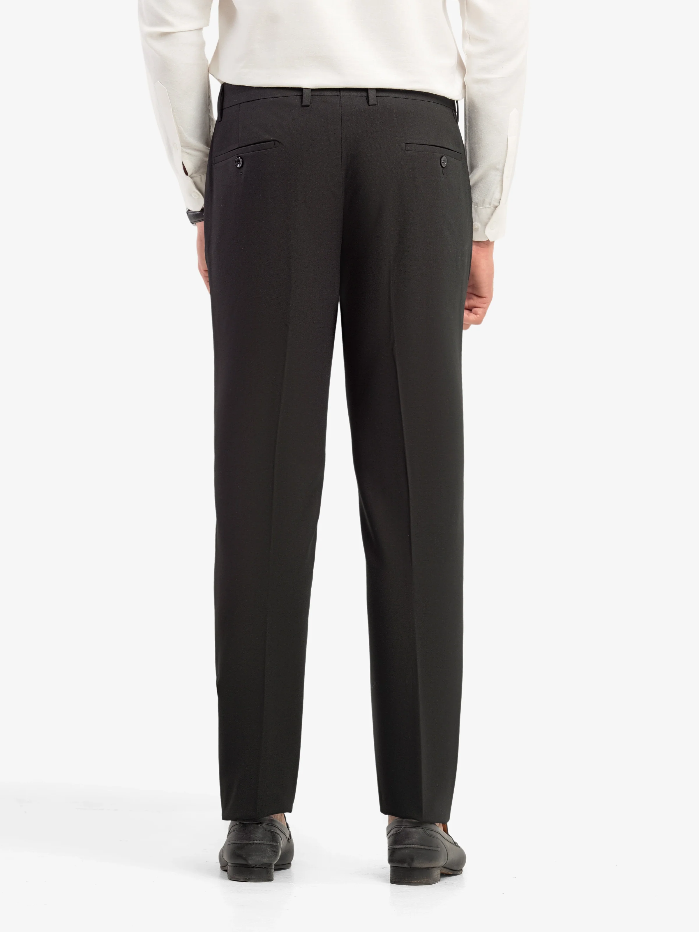 Men's Black Formal Pant - EMBPF5-15281 - Image 6