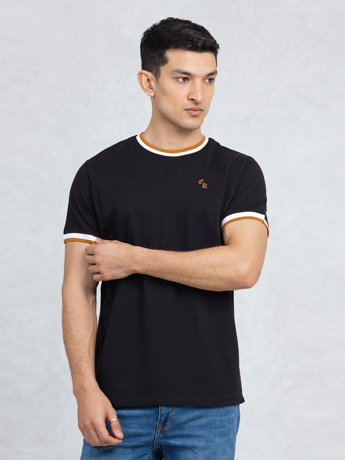 Men's Black Graphic Tee - EMTGT24-003 - Image 2