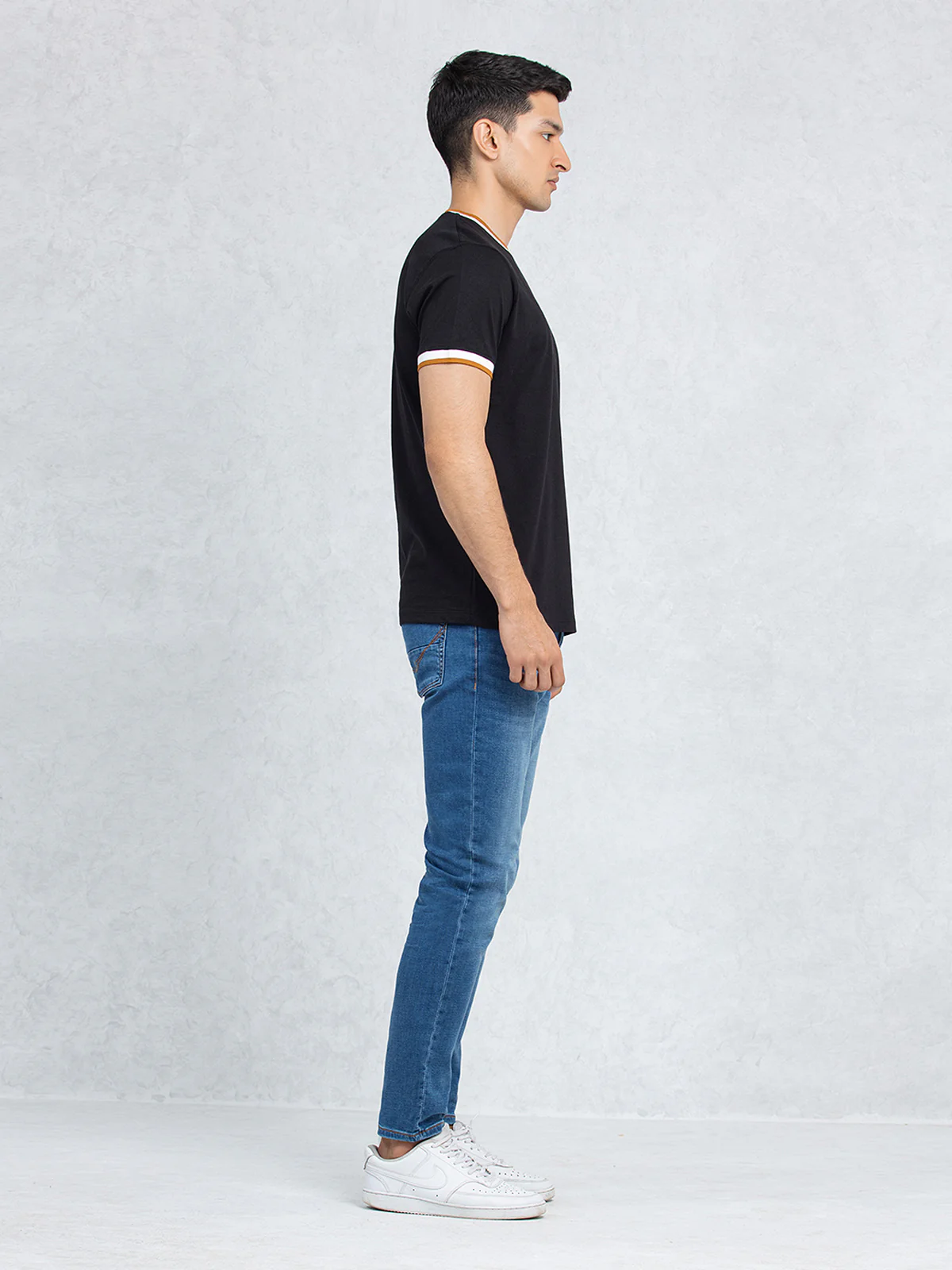 Men's Black Graphic Tee - EMTGT24-003 - Image 3