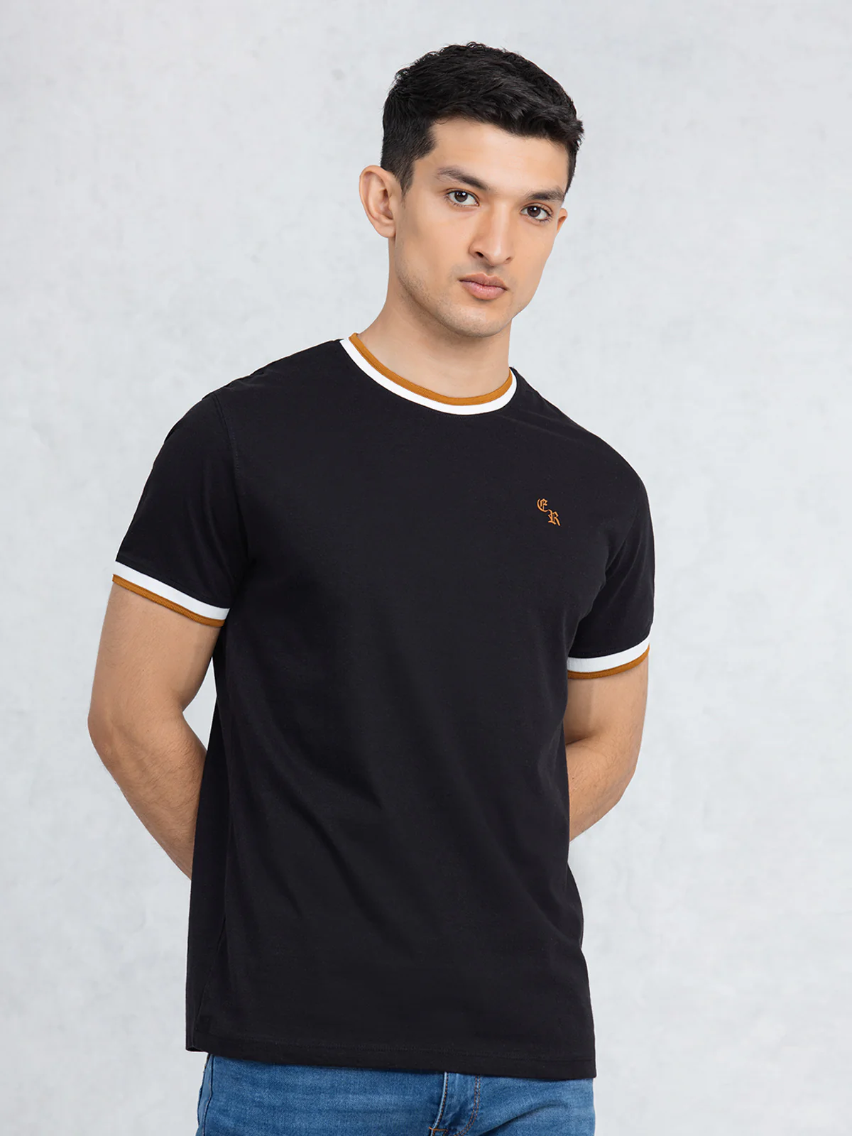 Men's Black Graphic Tee - EMTGT24-003 - Image 4