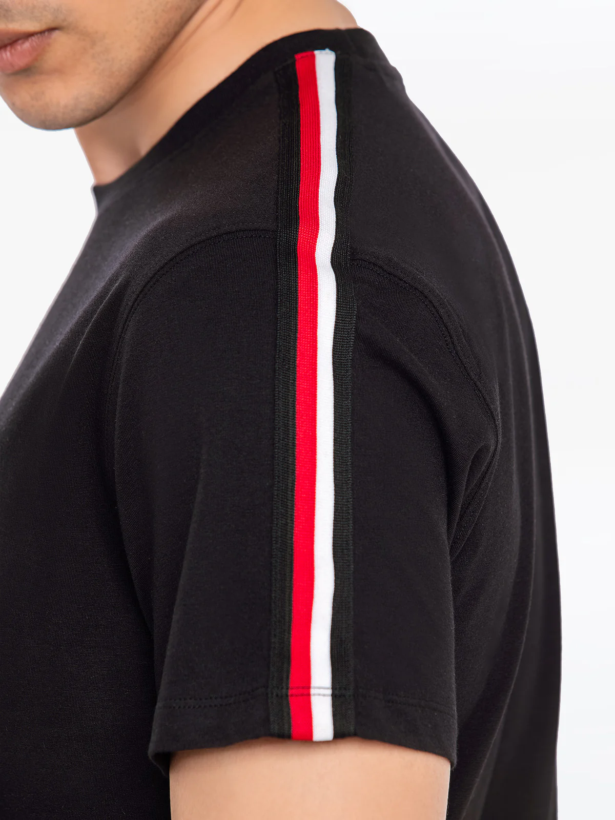 Men's Black Graphic Tee - EMTGT24-023 - Image 4