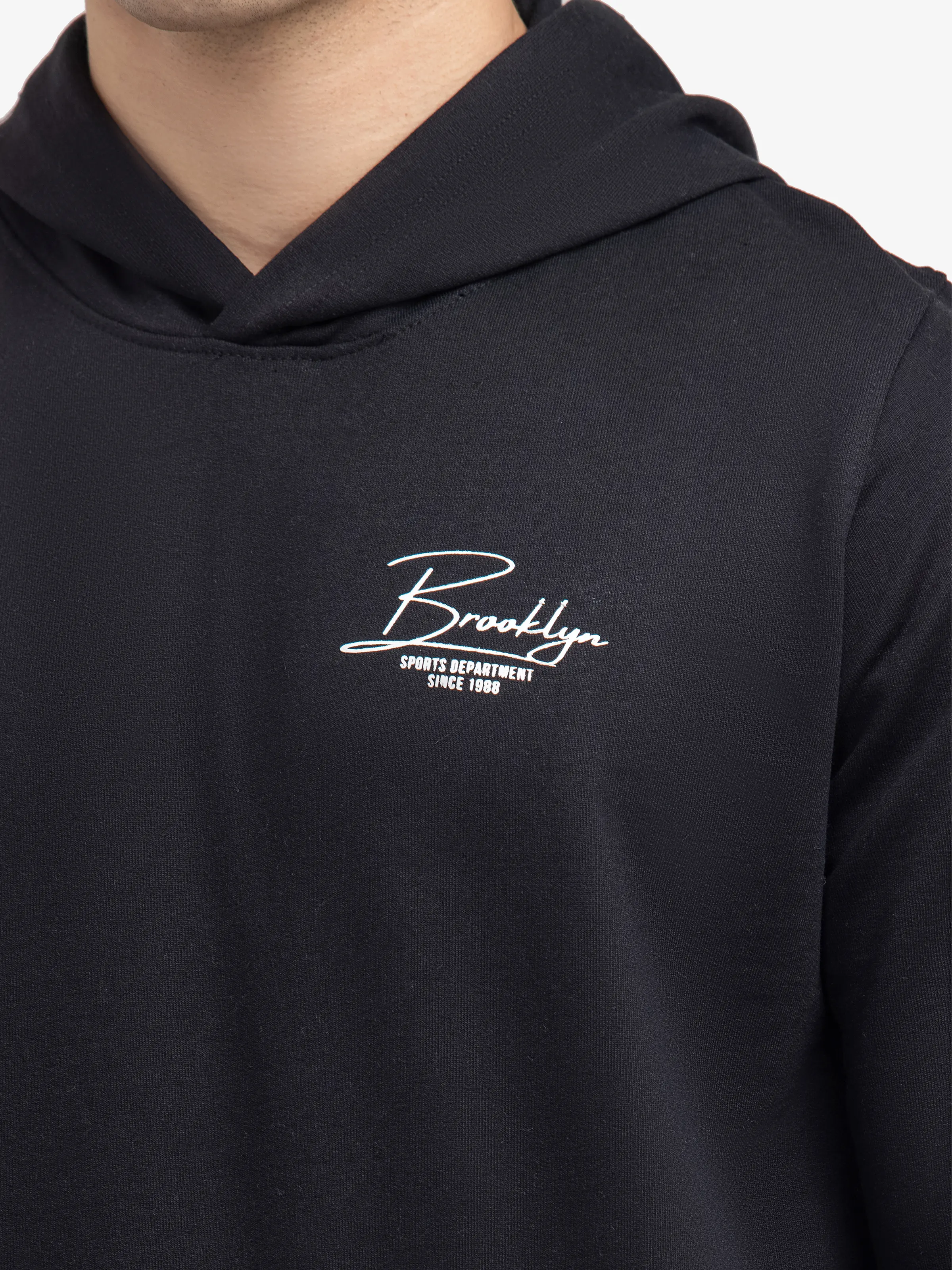 Men's Black Hoodie - EMTH24-002 - Image 3