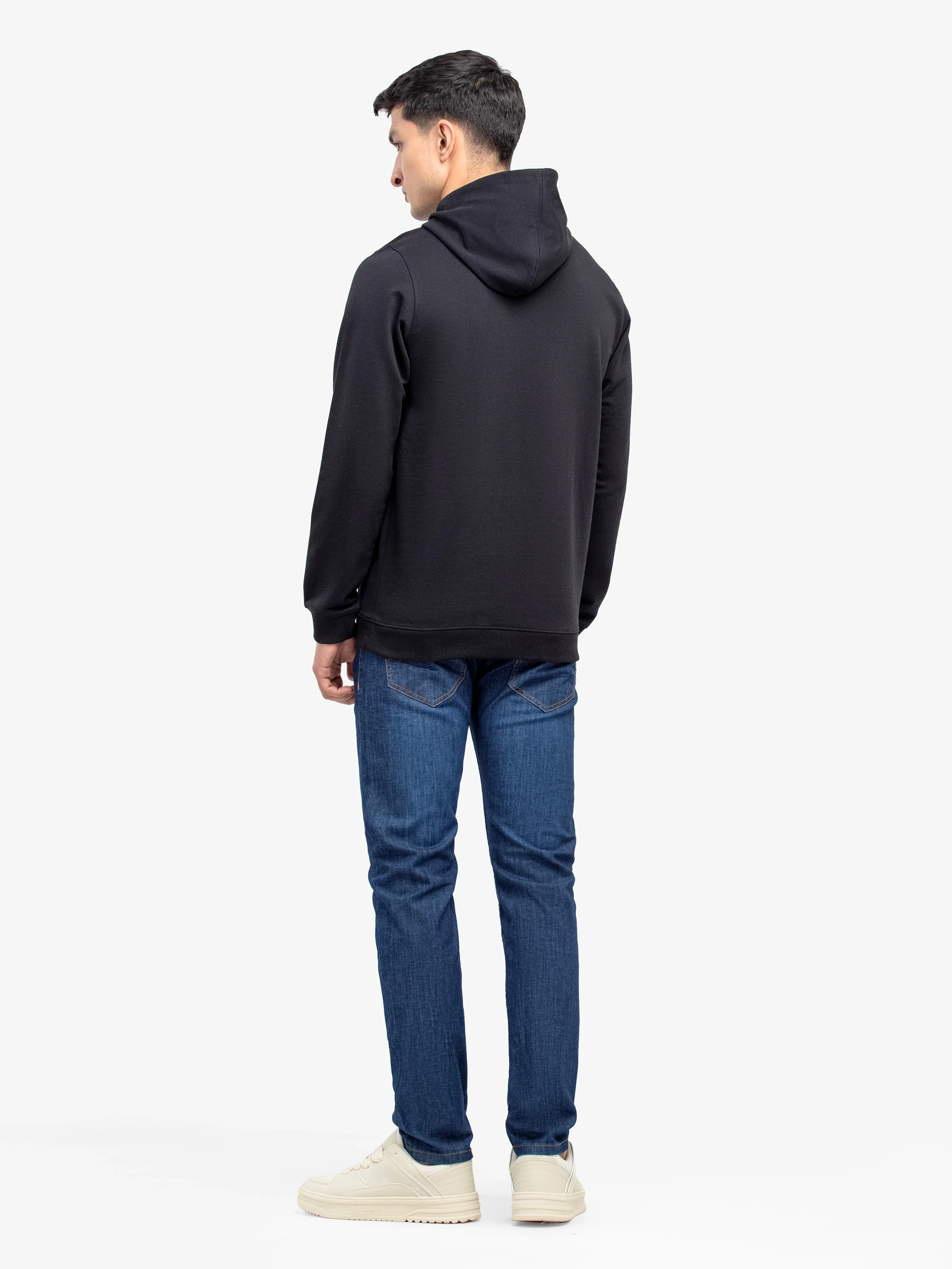 Men's Black Hoodie - EMTH24-002 - Image 5