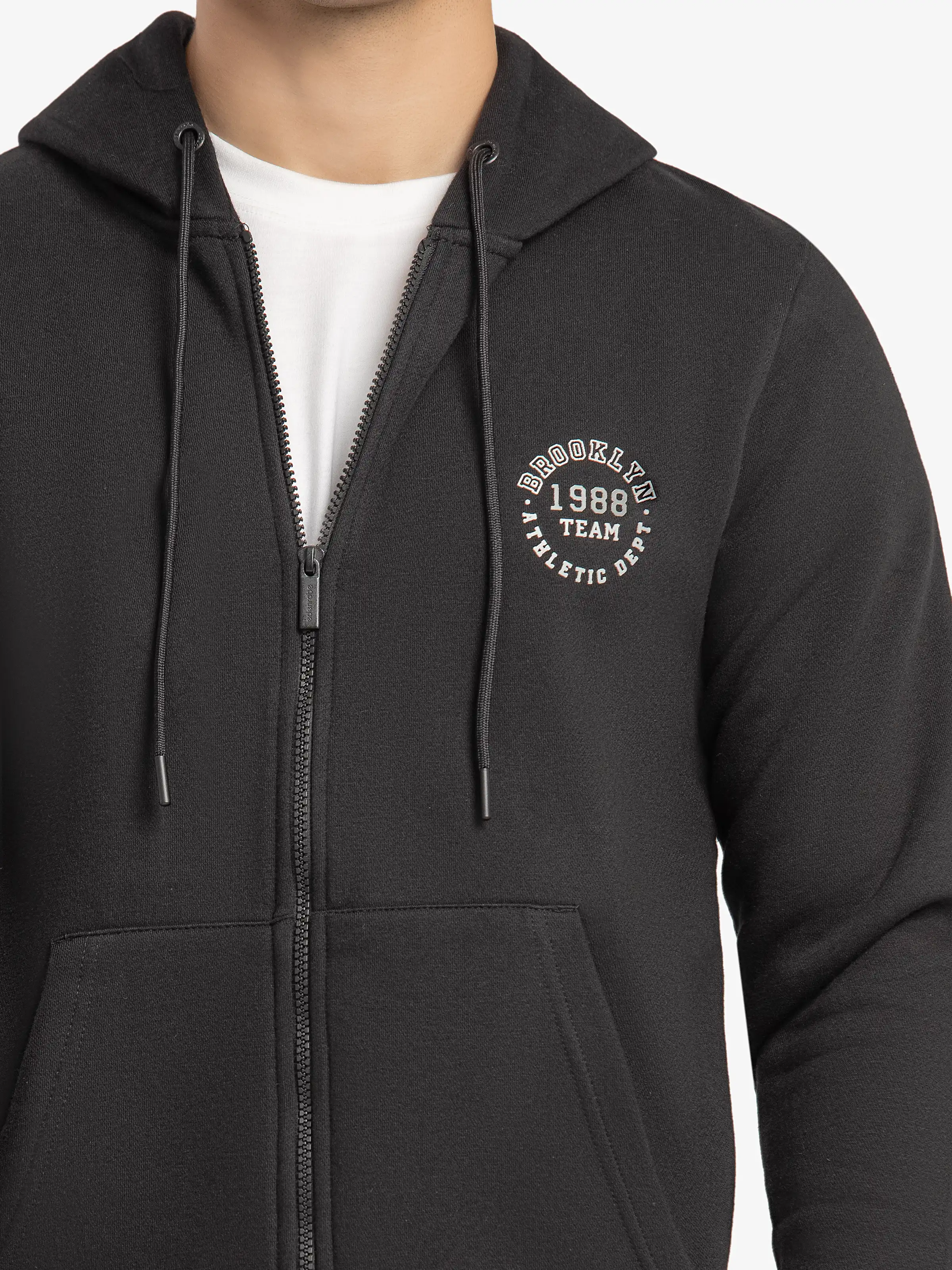 Men's Black Hoodie - EMTH5-002 - Image 2