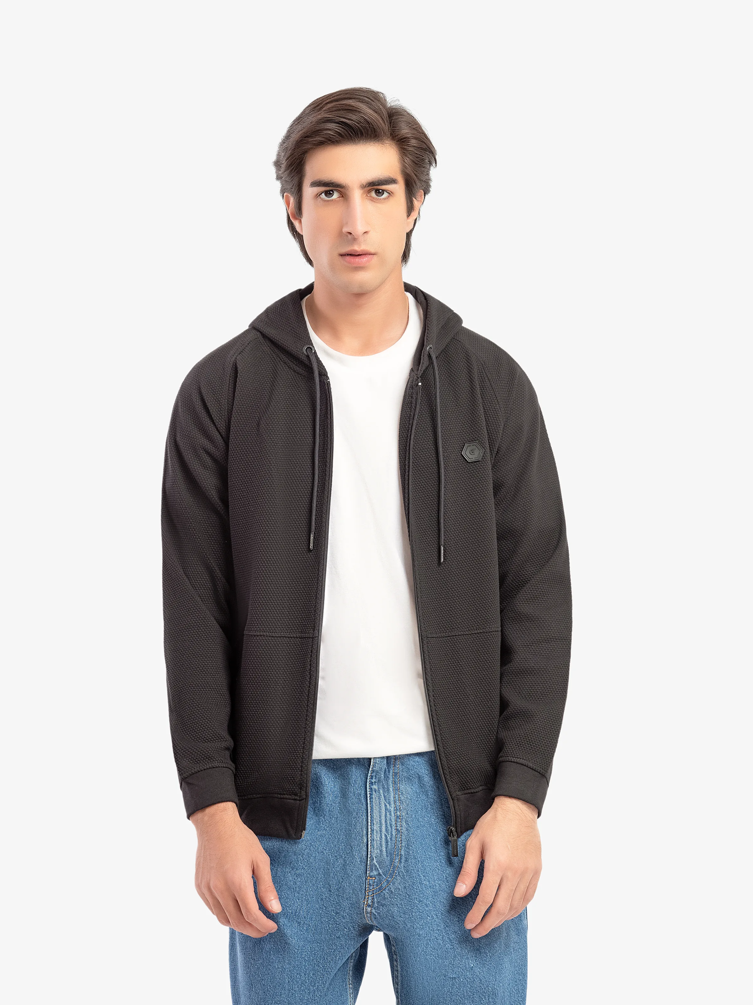 Men's Black Hoodie - EMTH5-008