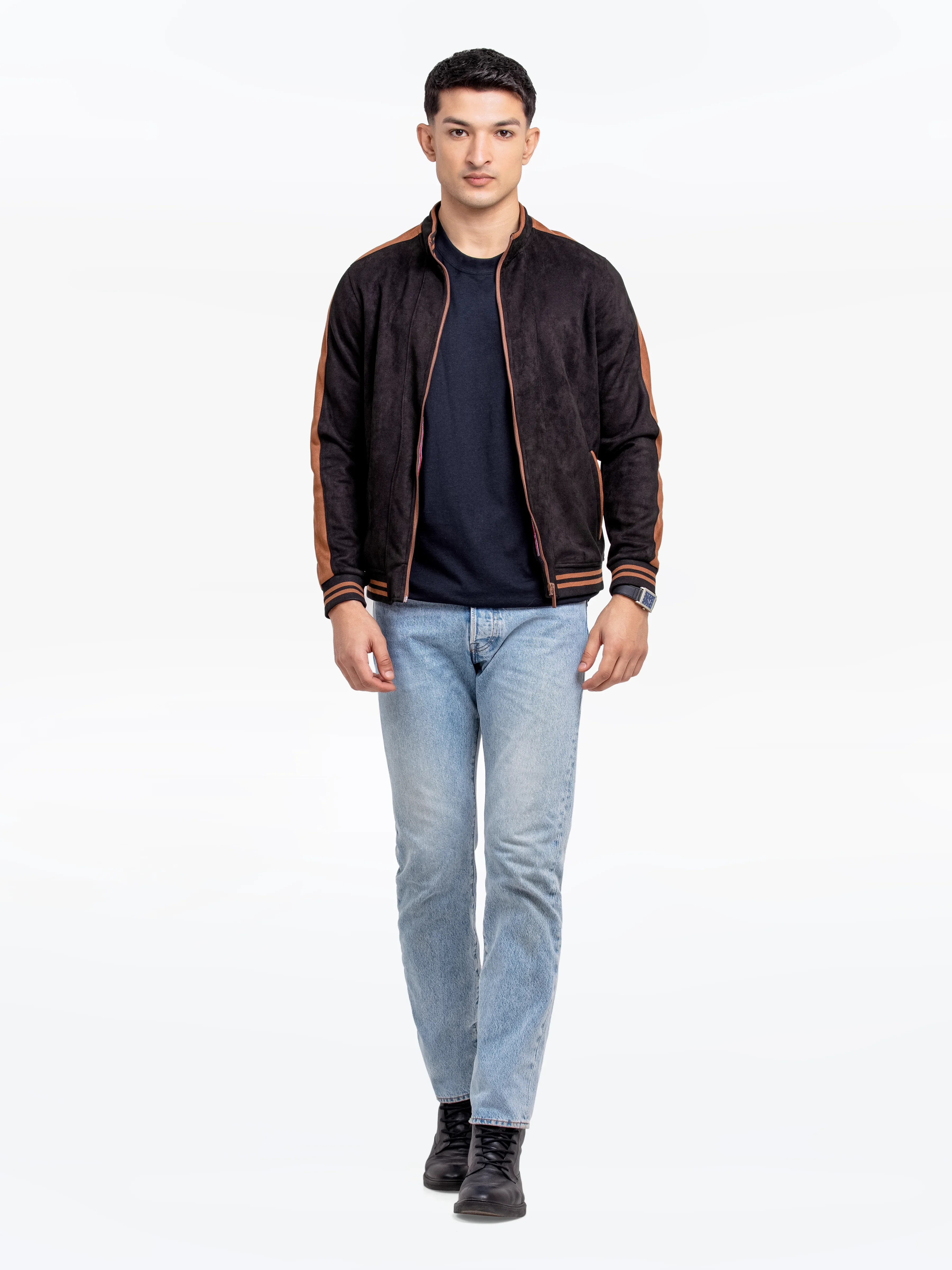 Men's Black Jacket - EMTJ24-006 - Image 2