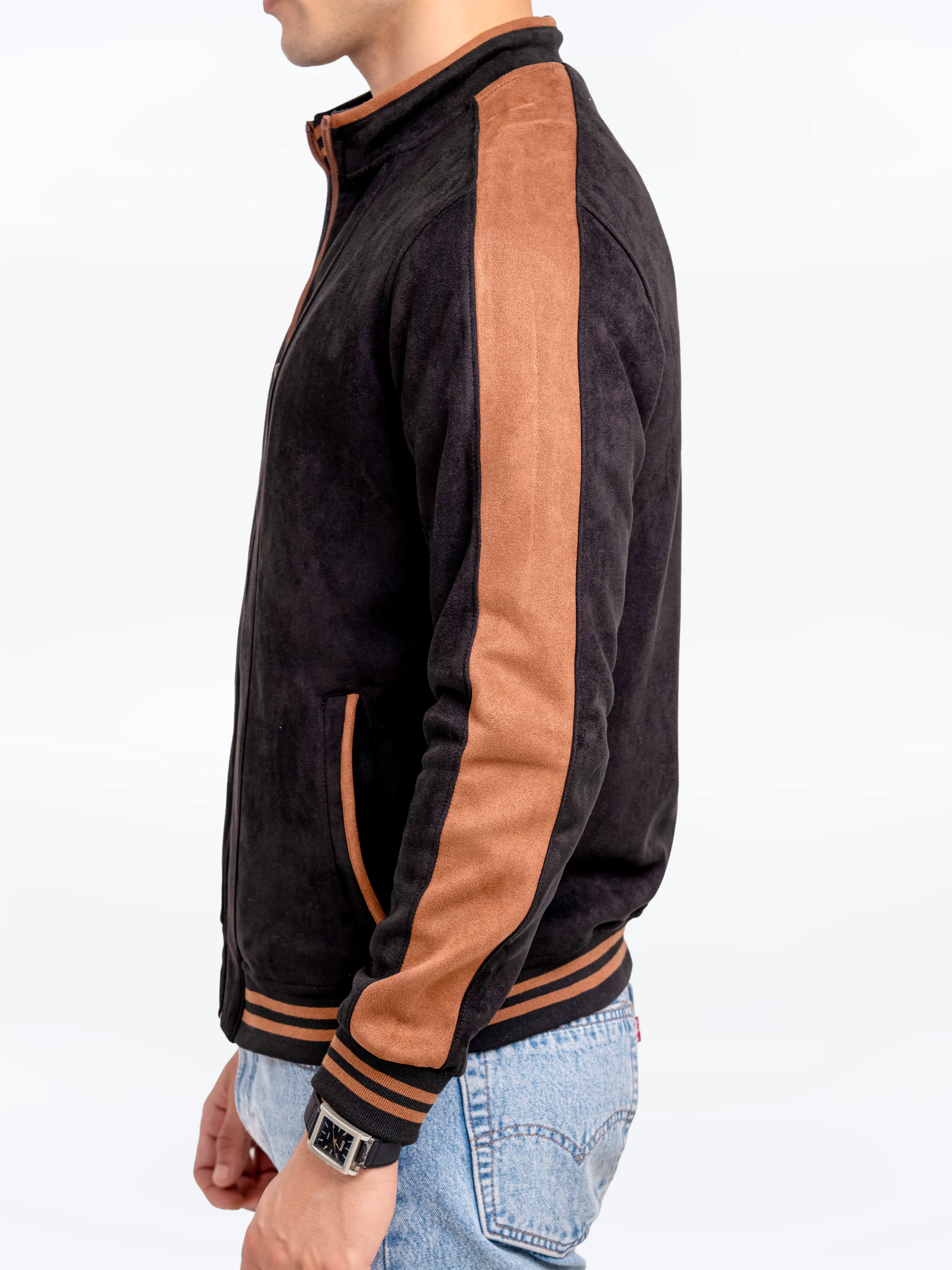 Men's Black Jacket - EMTJ24-006 - Image 4