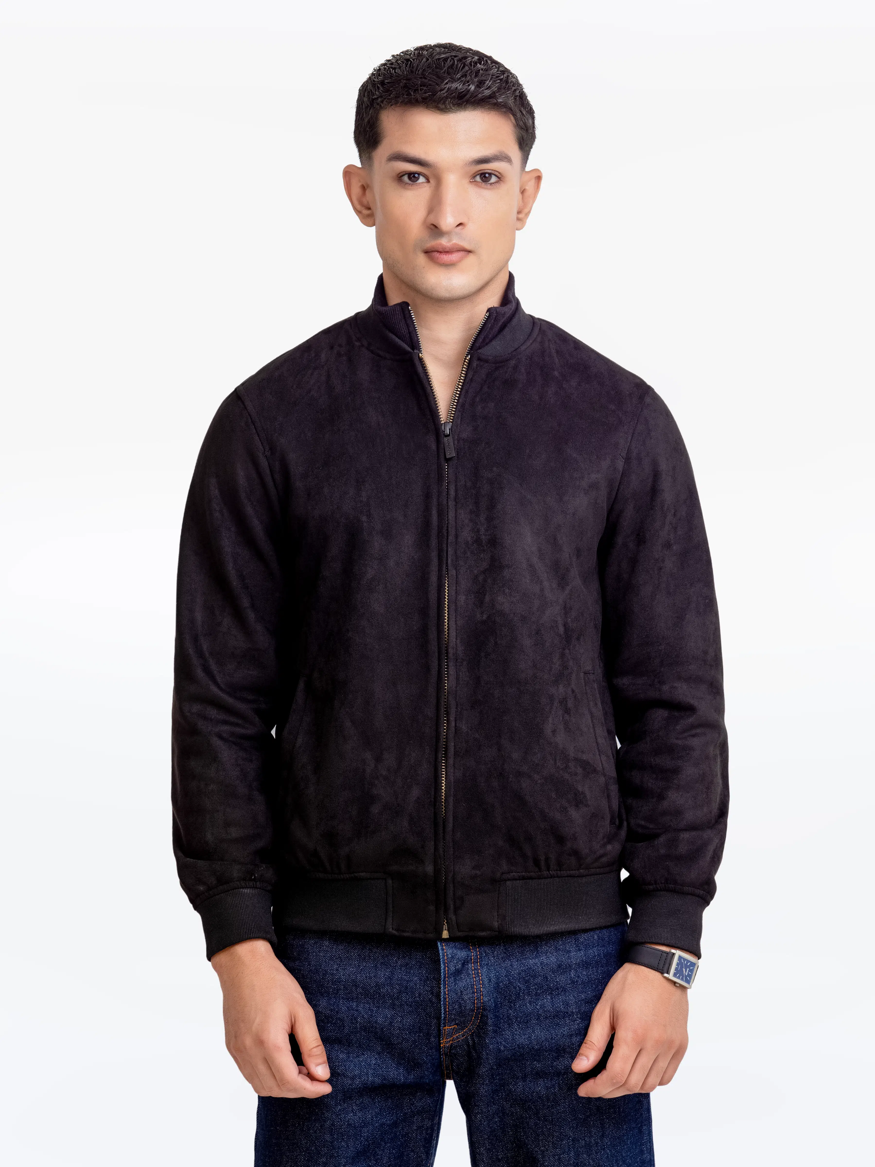 Men's Black Jacket - EMTJ24-011 - Image 3