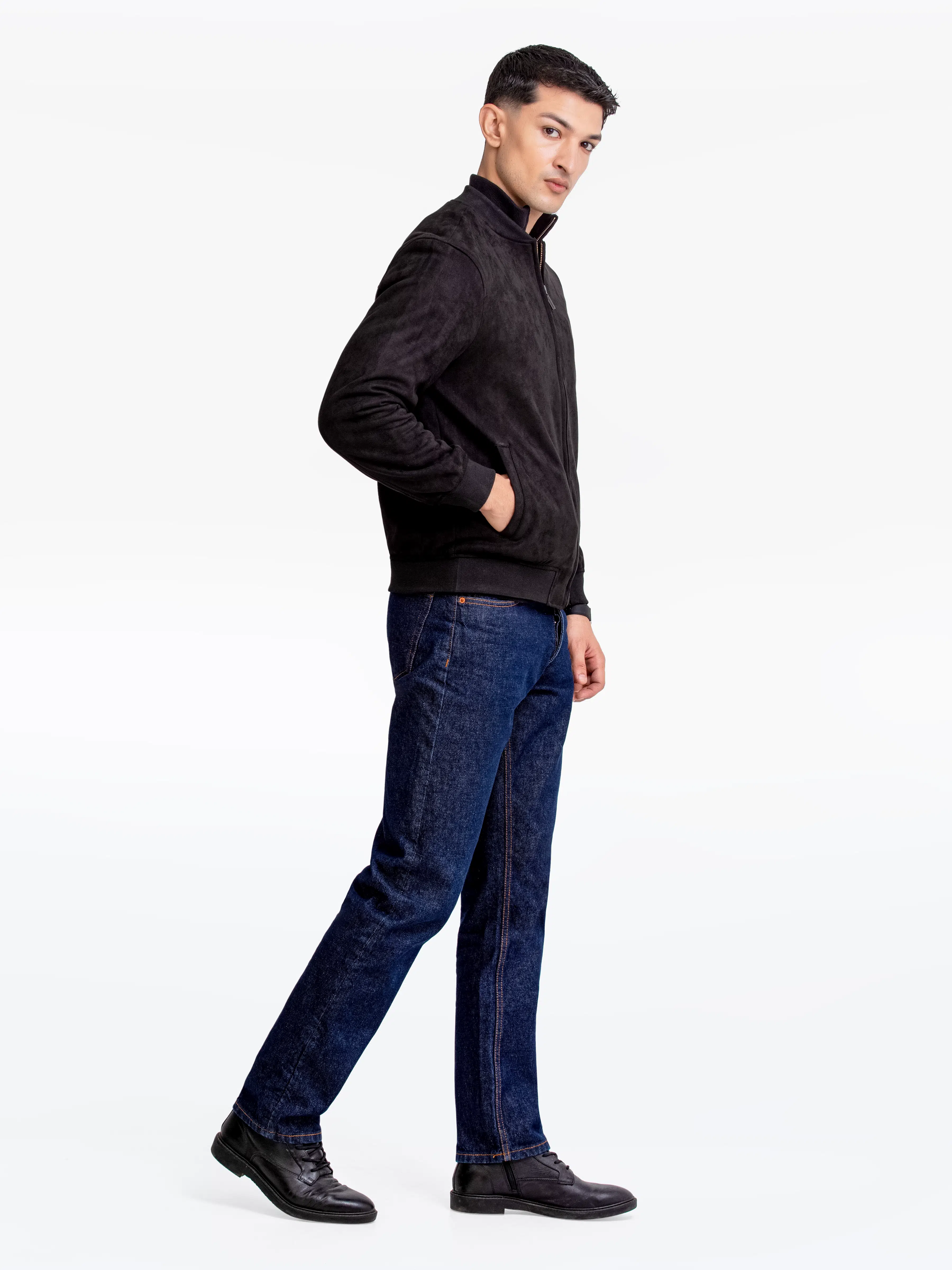 Men's Black Jacket - EMTJ24-011 - Image 5