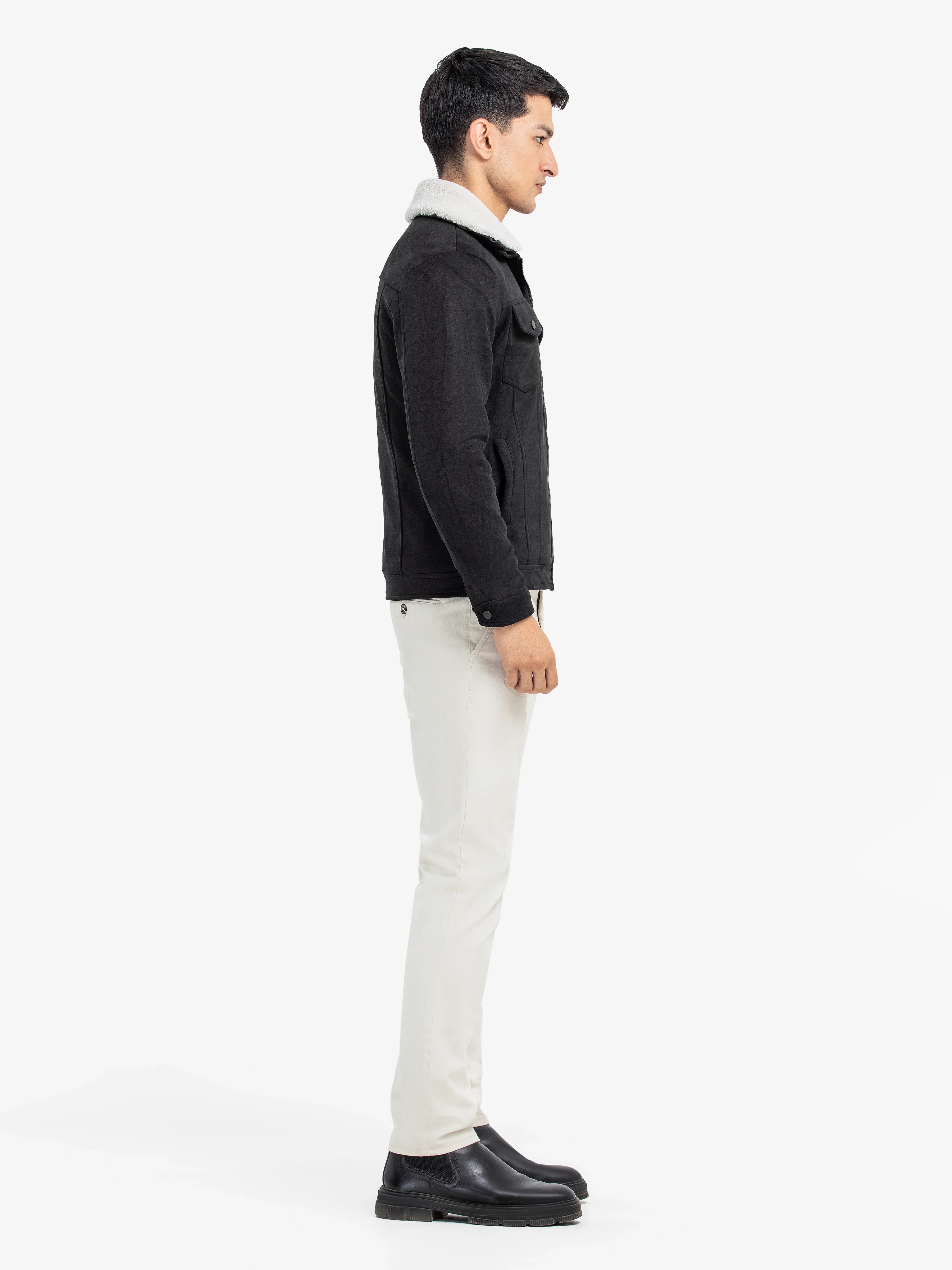 Men's Black Jacket - EMTJ24-017 - Image 5