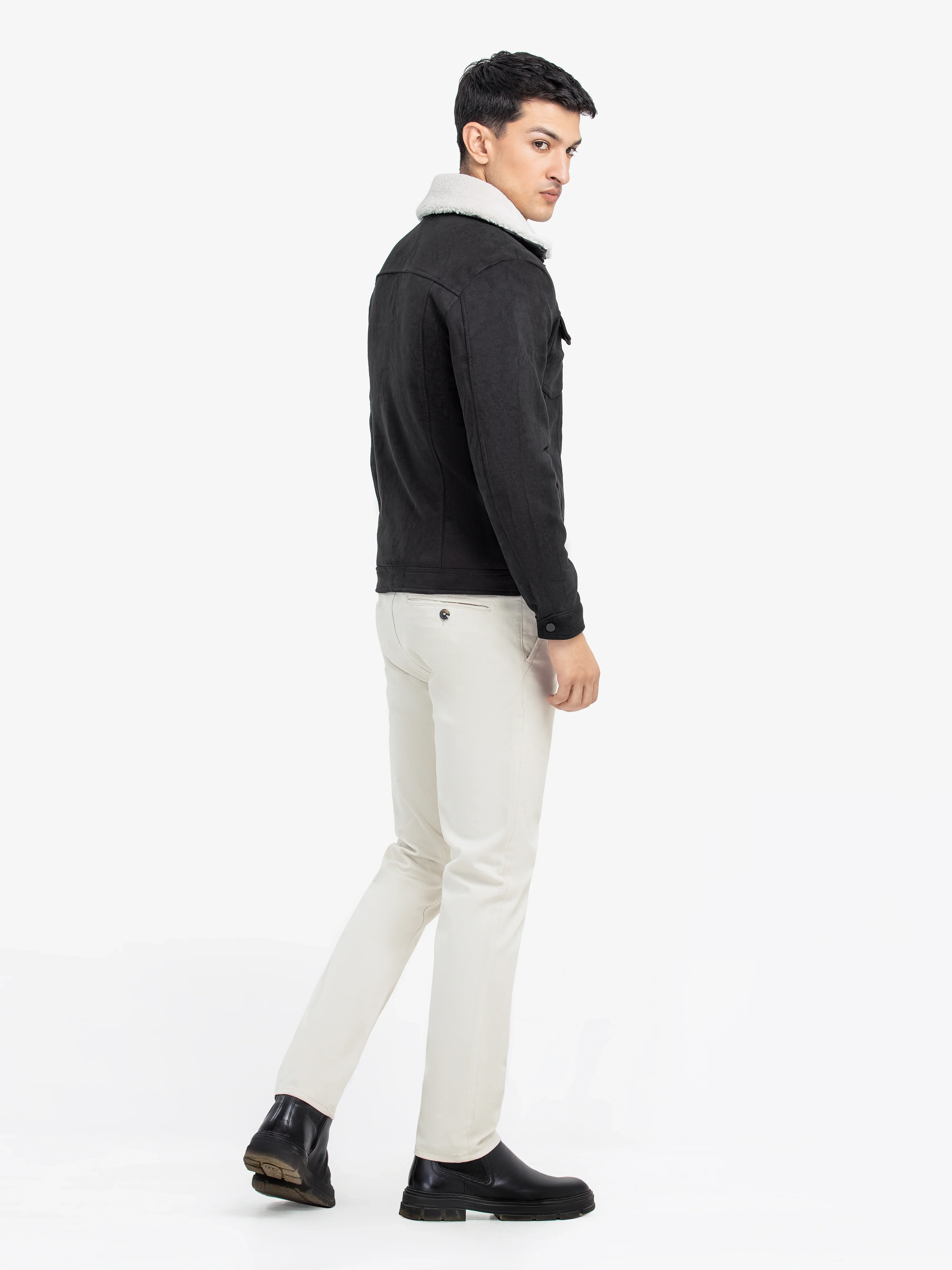 Men's Black Jacket - EMTJ24-017 - Image 6