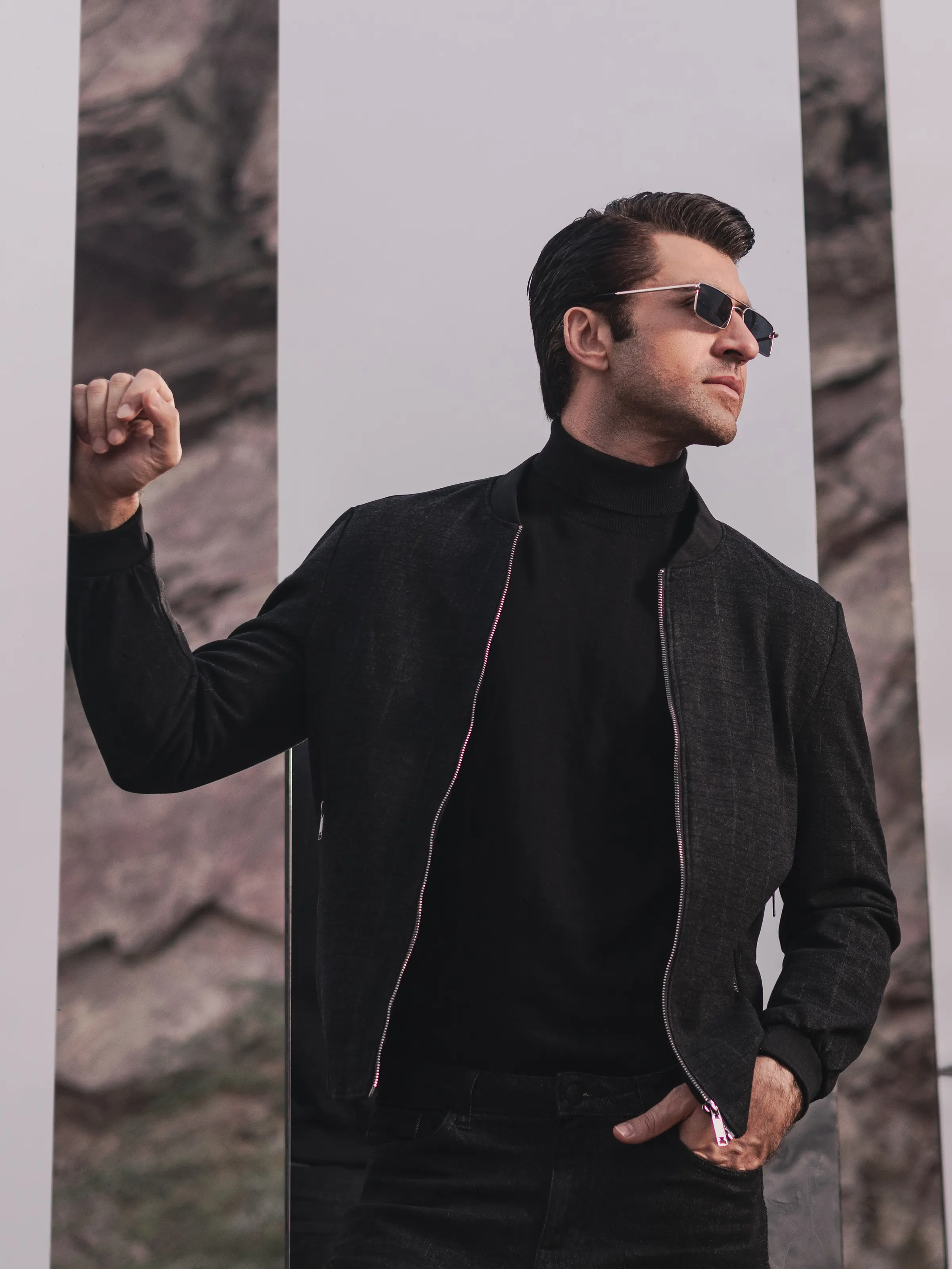 Men's Black Jacket - EMTJ24-022 - Image 4