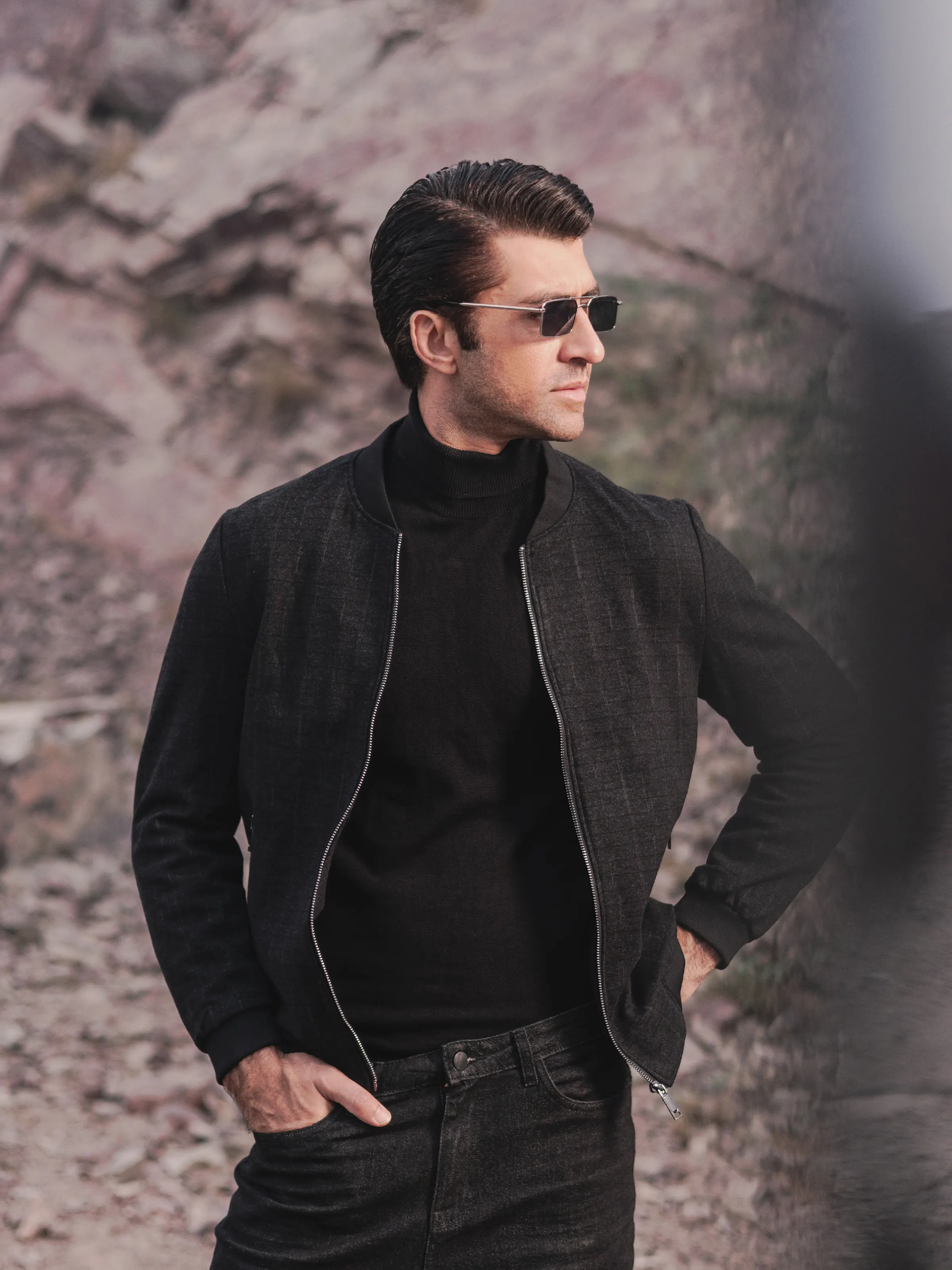 Men's Black Jacket - EMTJ24-022 - Image 6