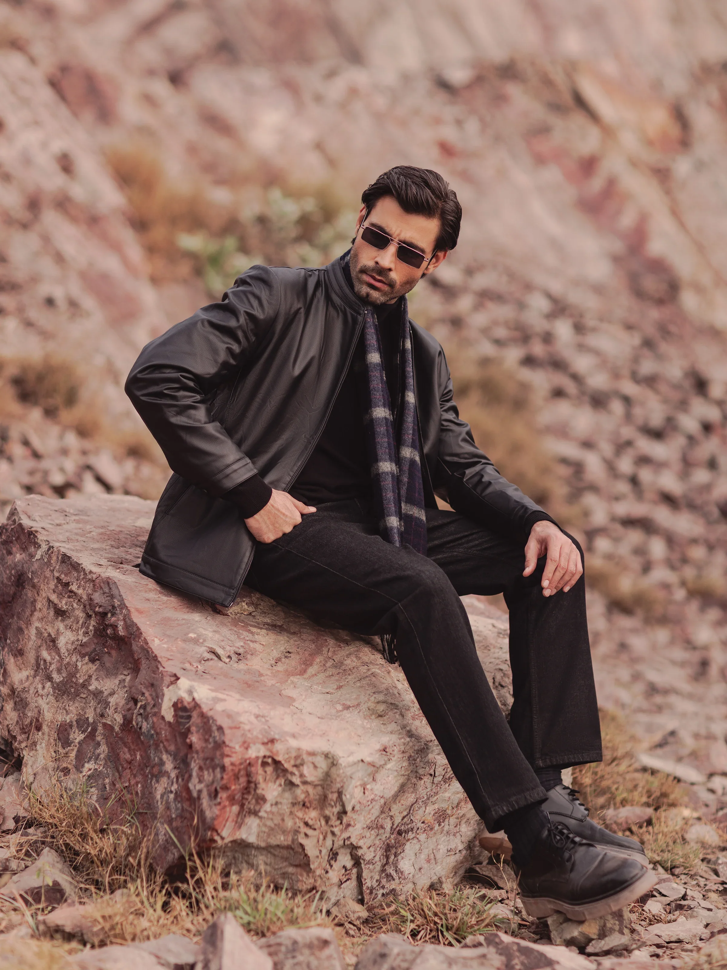 Men's Black Jacket - EMTJ24-028 - Image 5