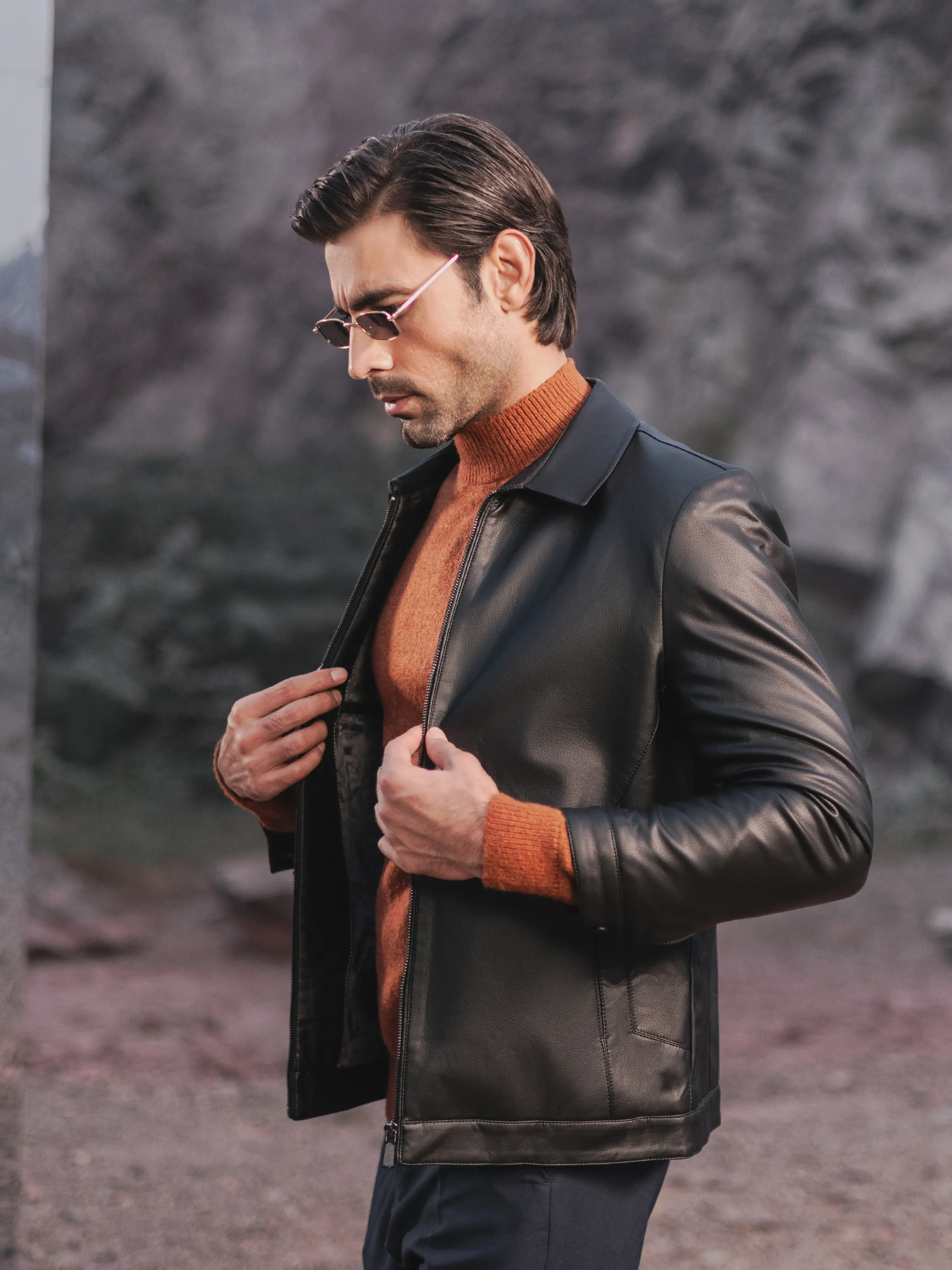 Men's Black Jacket - EMTJ24-029 - Image 6