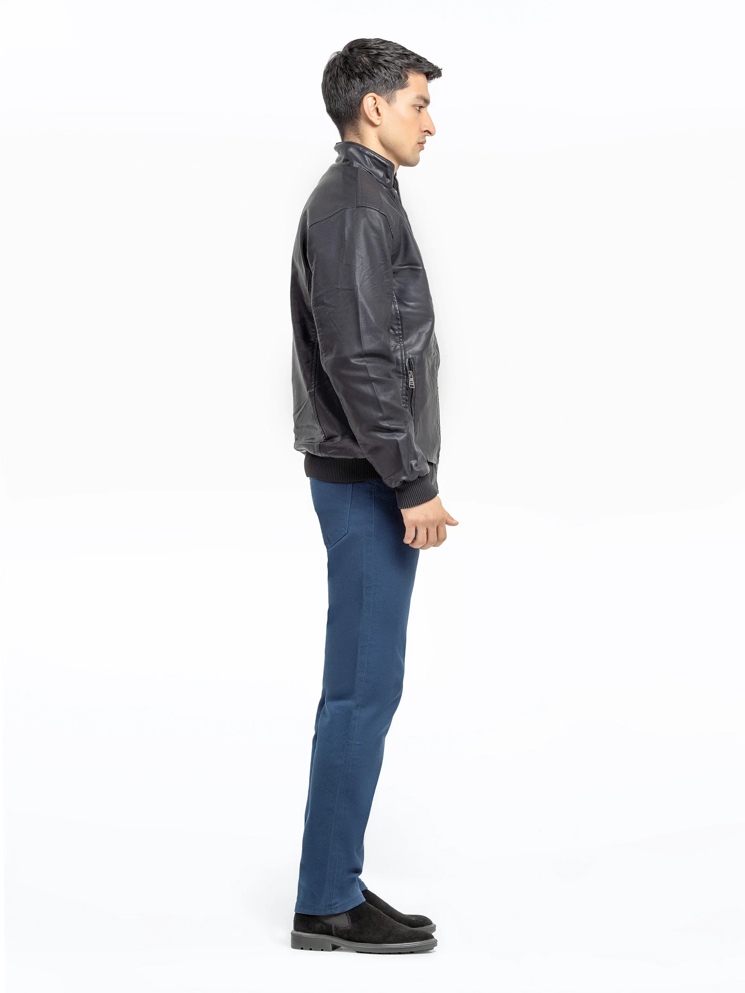 Men's Black Jacket - EMTJ24-030 - Image 4