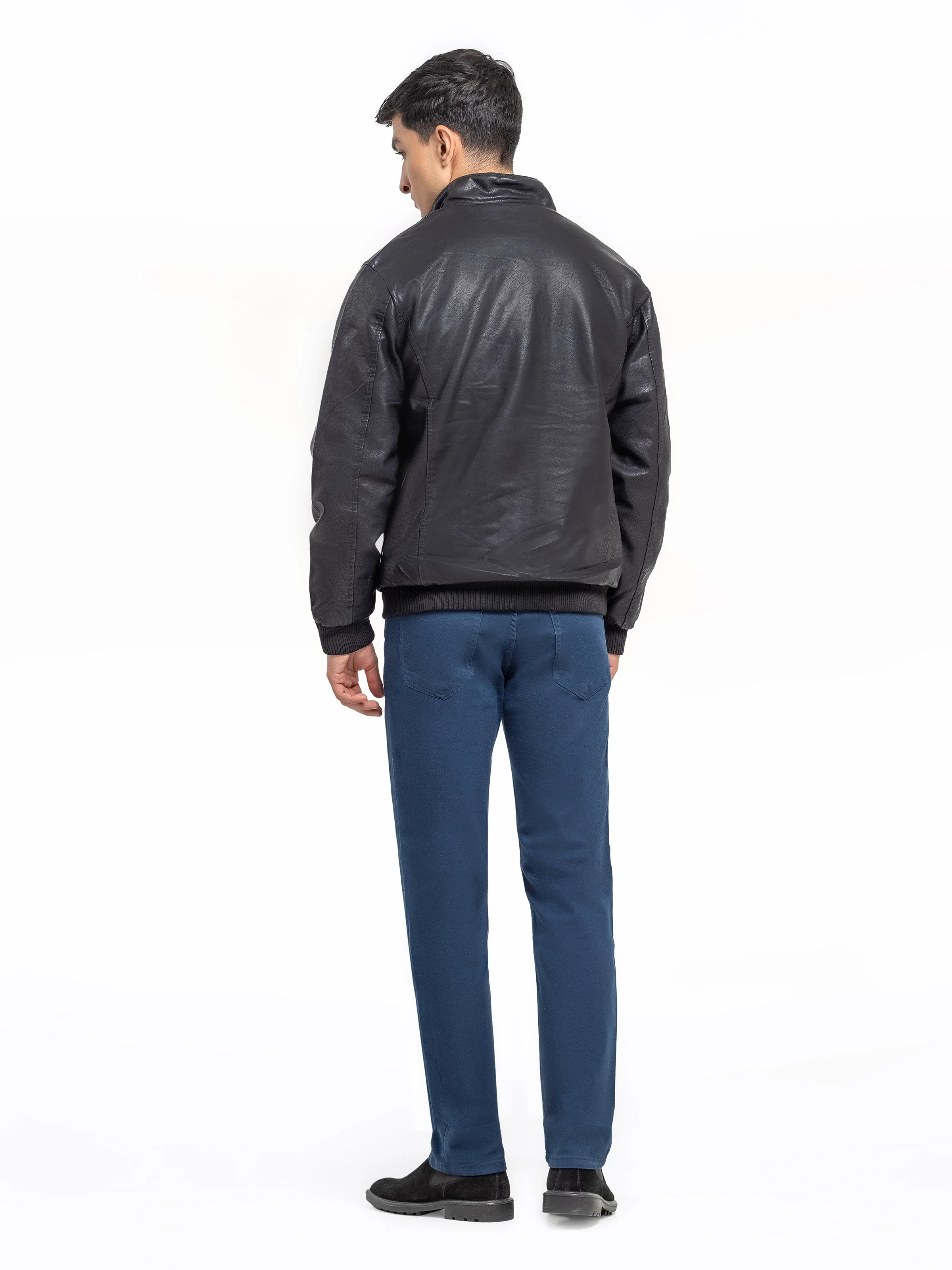 Men's Black Jacket - EMTJ24-030 - Image 5