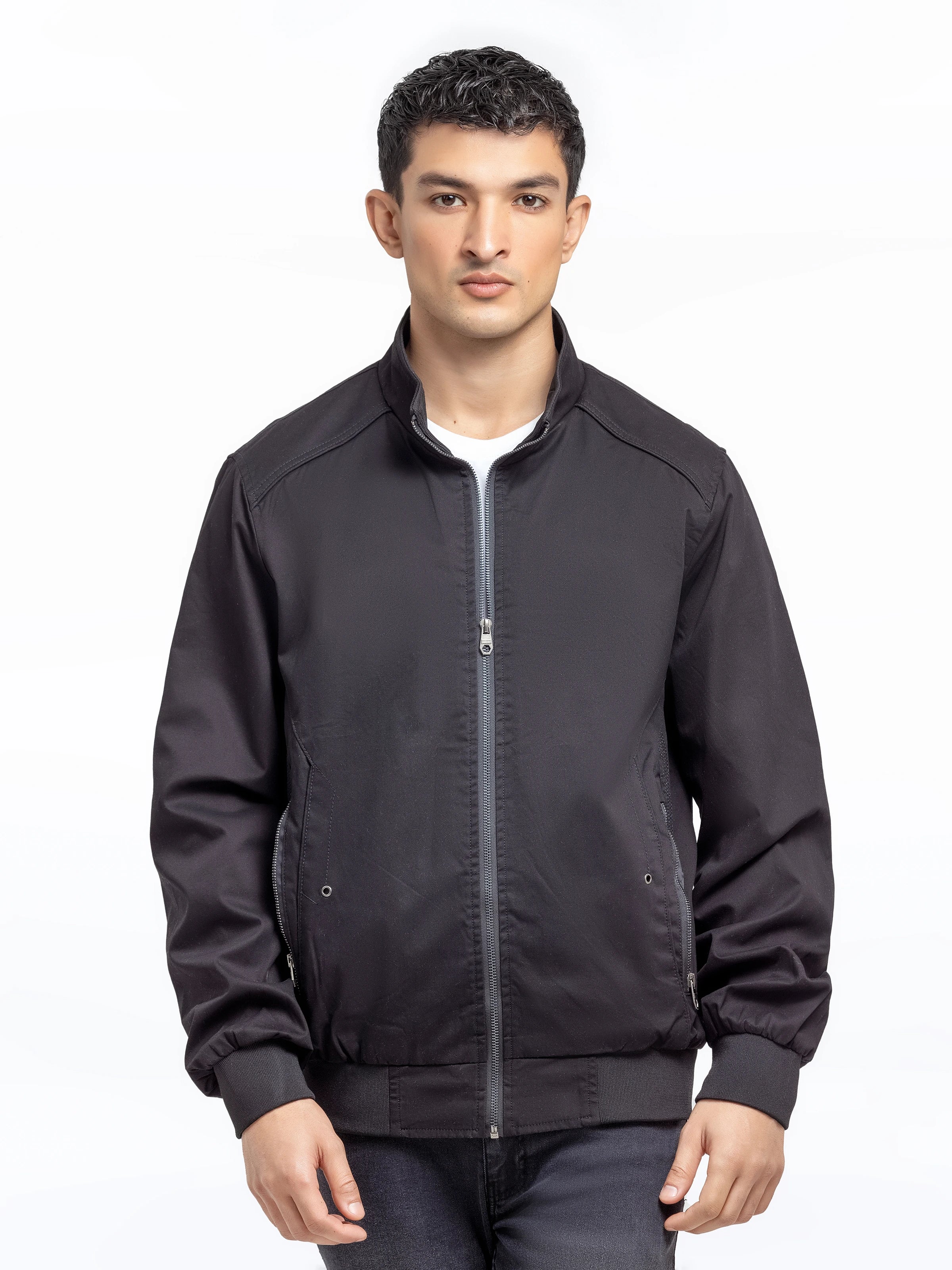 Men's Black Jacket - EMTJ24-037 - Image 4