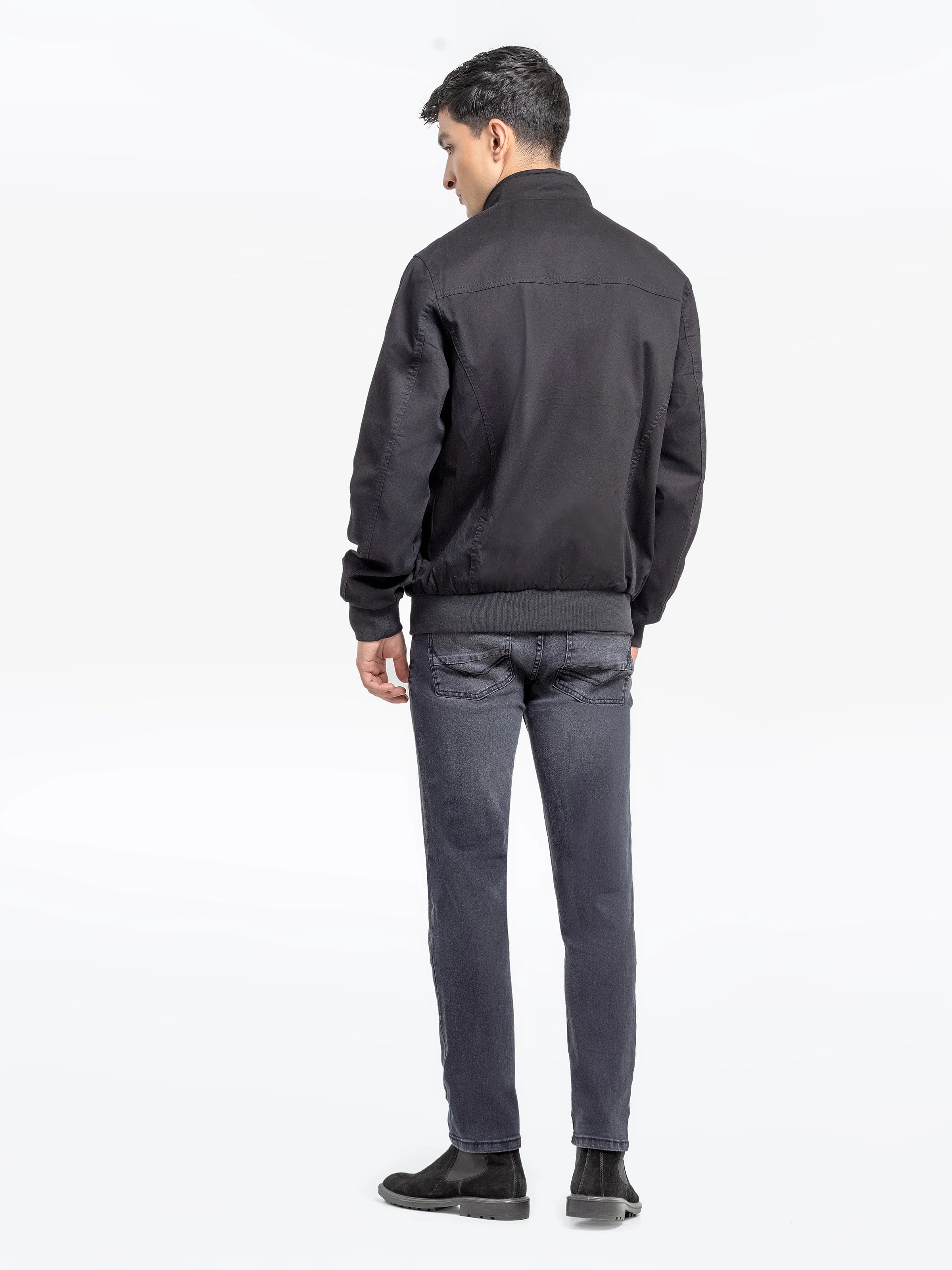 Men's Black Jacket - EMTJ24-037 - Image 6