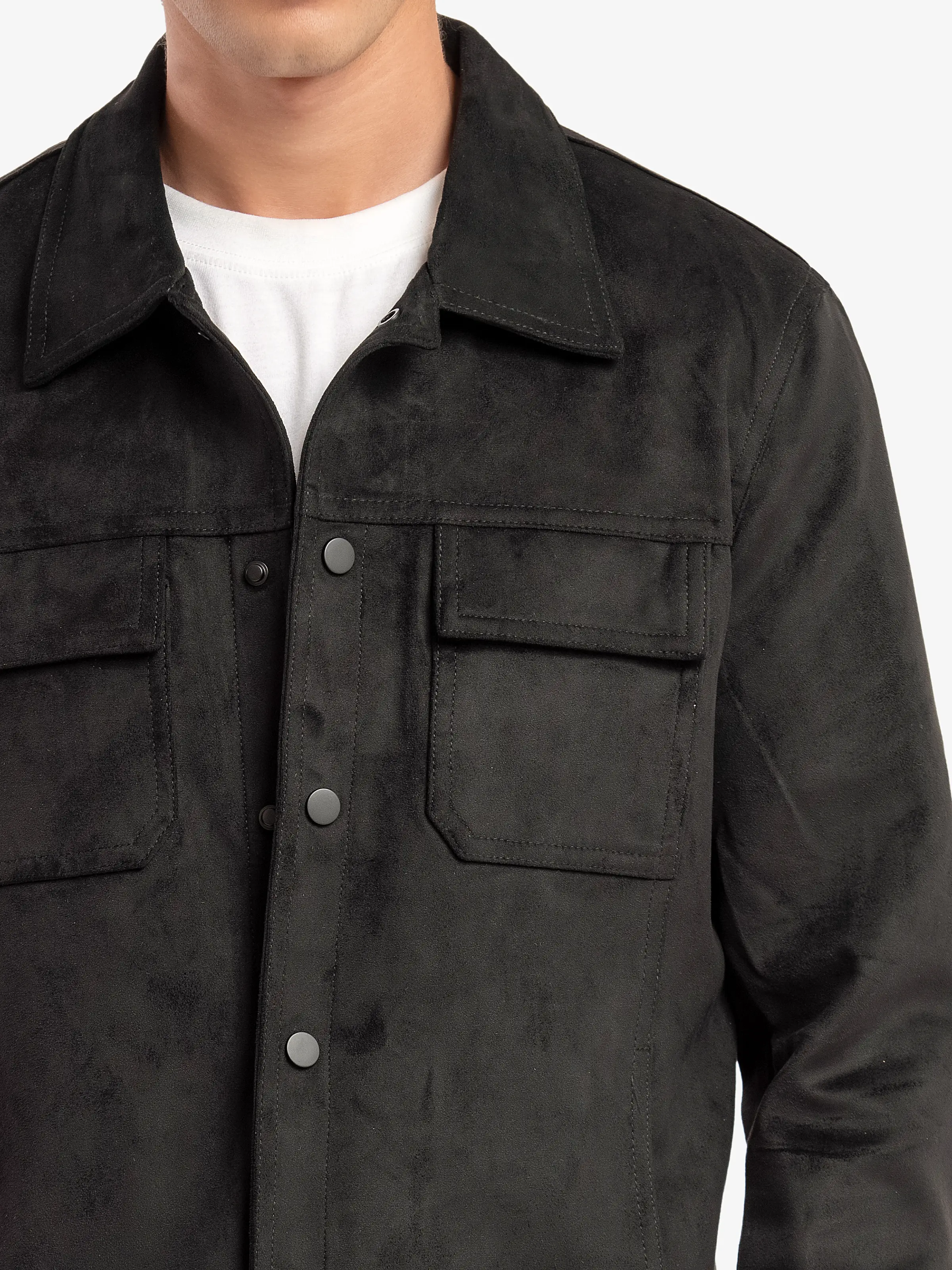 Men's Black Jacket - EMTJ5-003 - Image 3
