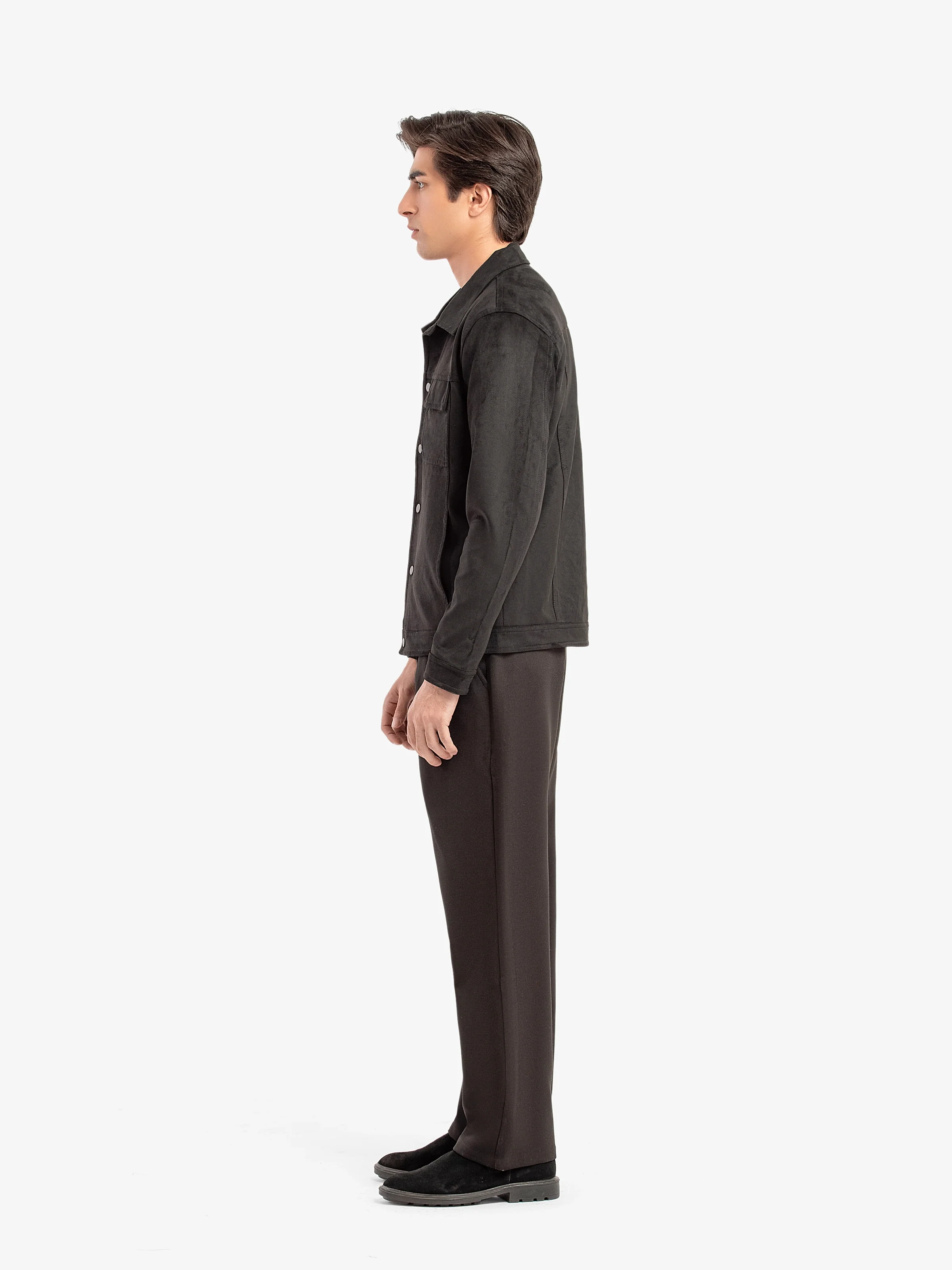Men's Black Jacket - EMTJ5-003 - Image 4