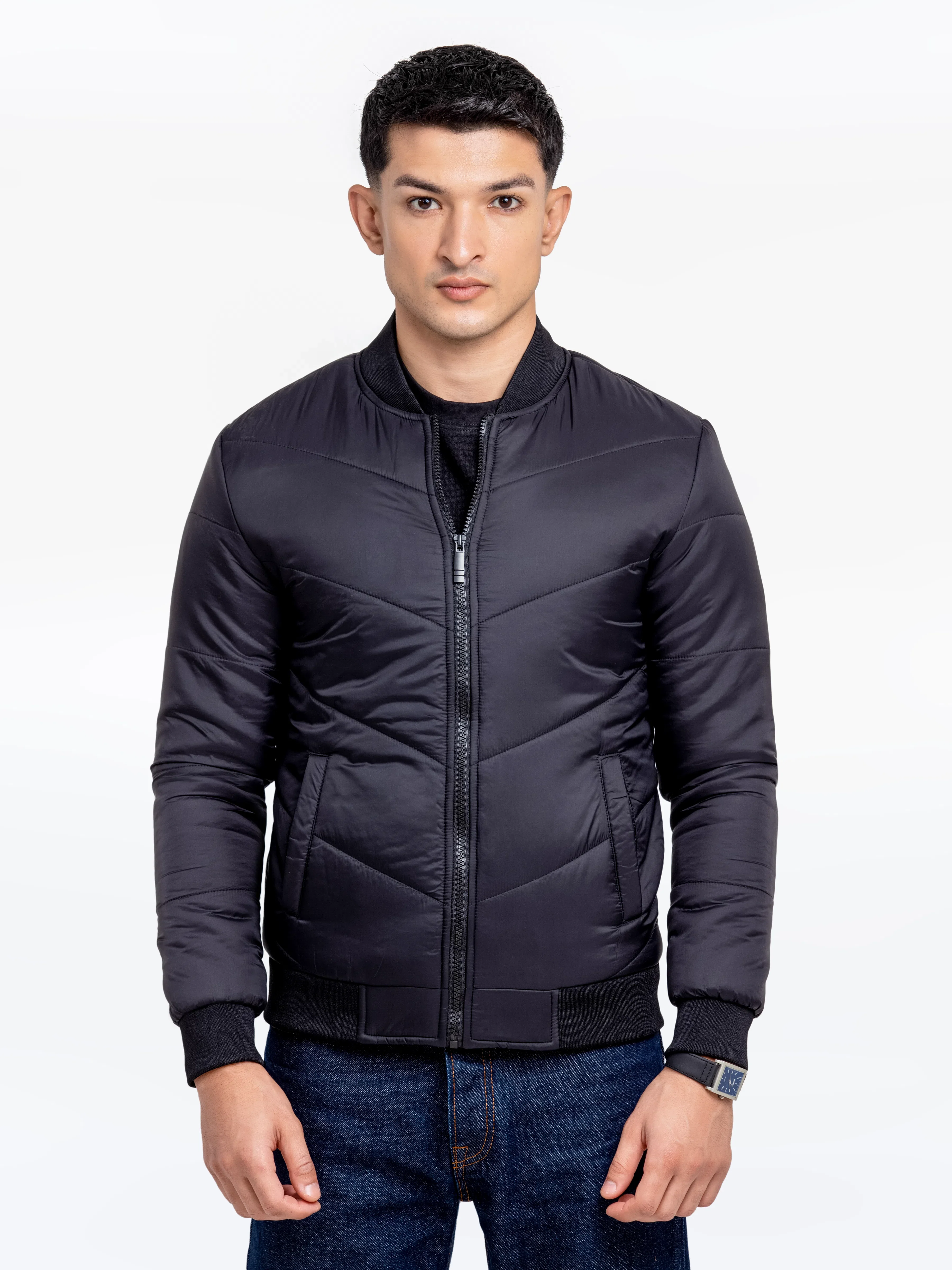 Men's Black Jacket - EMTJP24-004 - Image 3