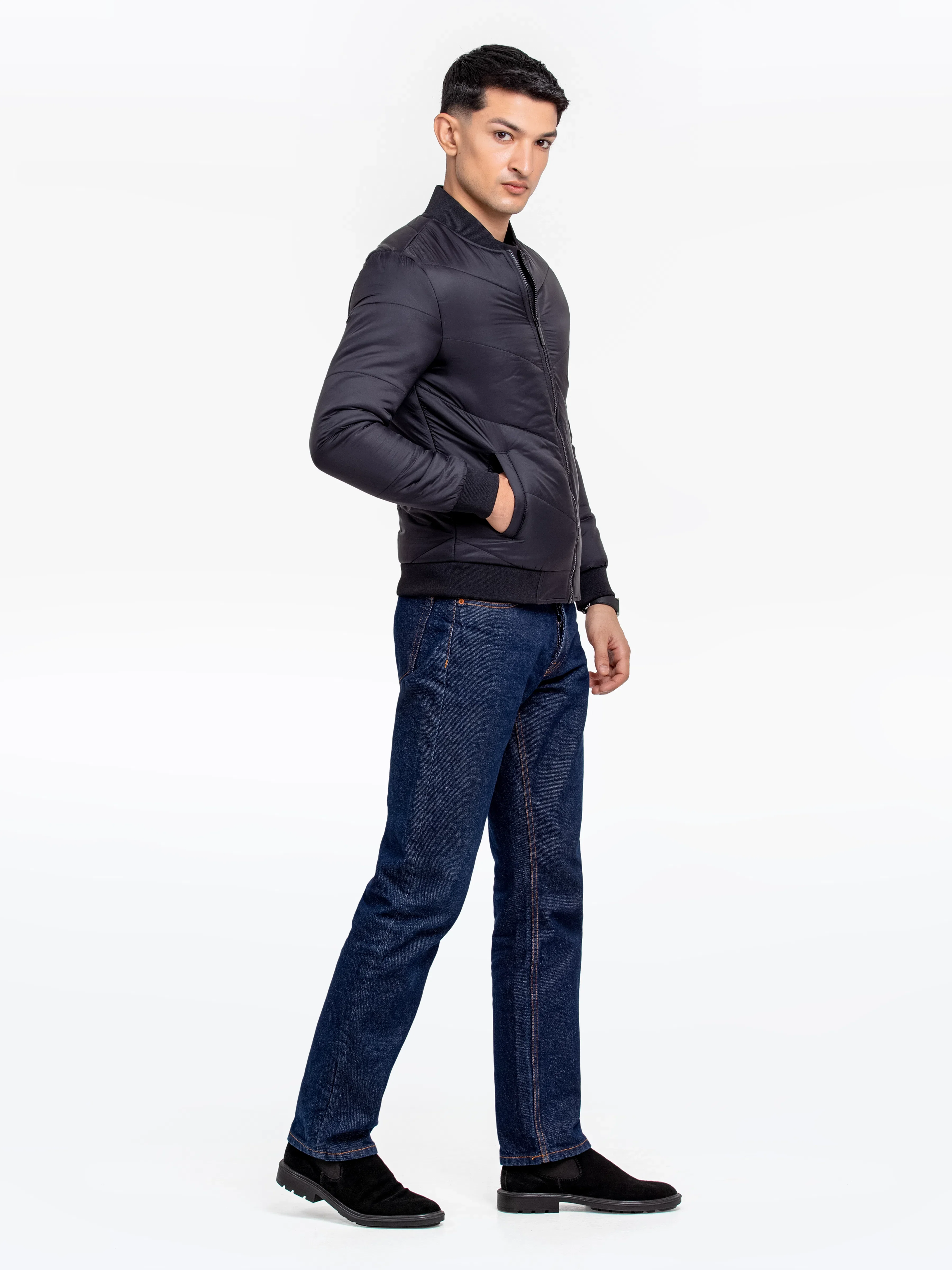 Men's Black Jacket - EMTJP24-004 - Image 4