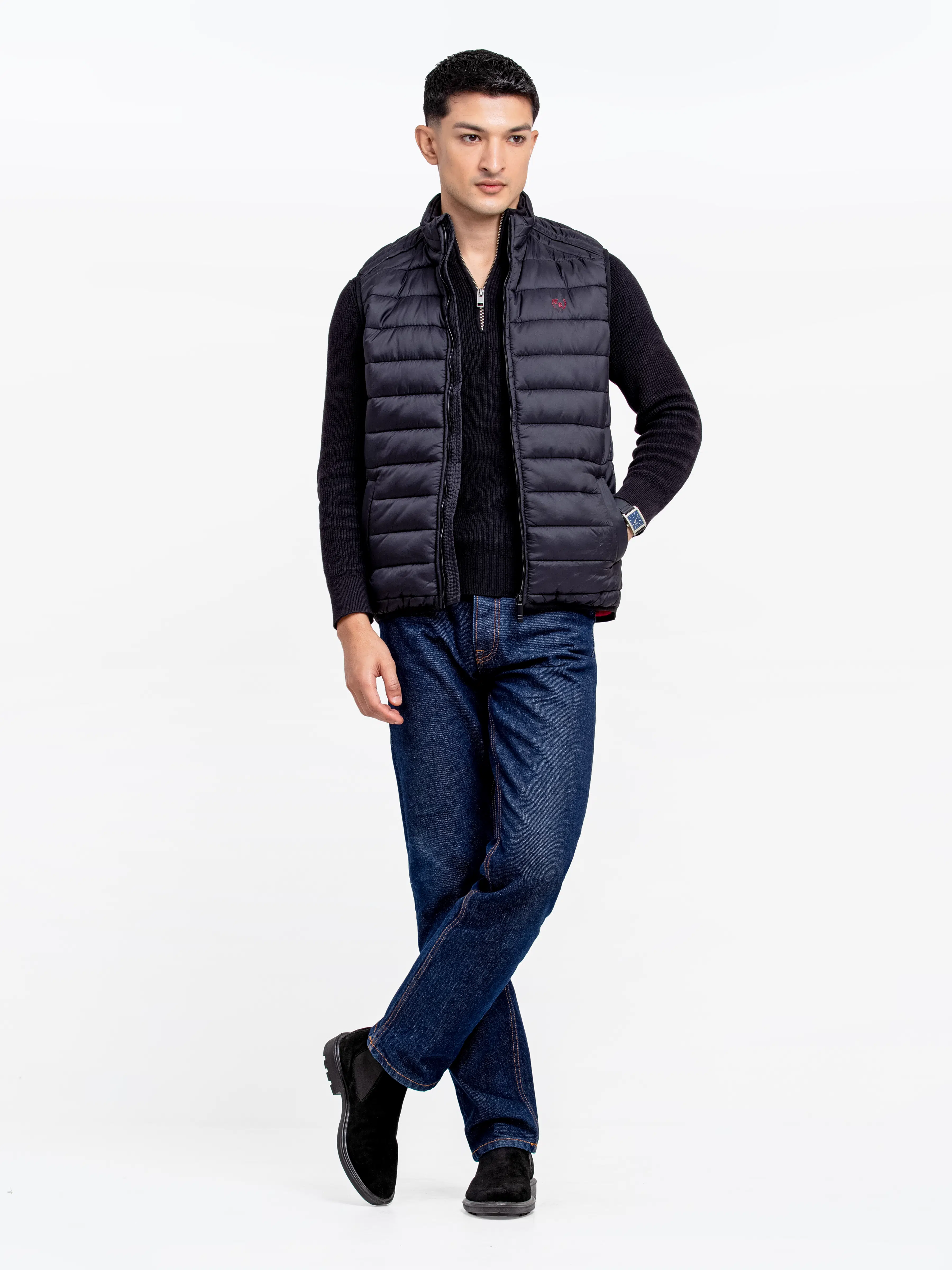 Men's Black Jacket - EMTJP24-006 - Image 2