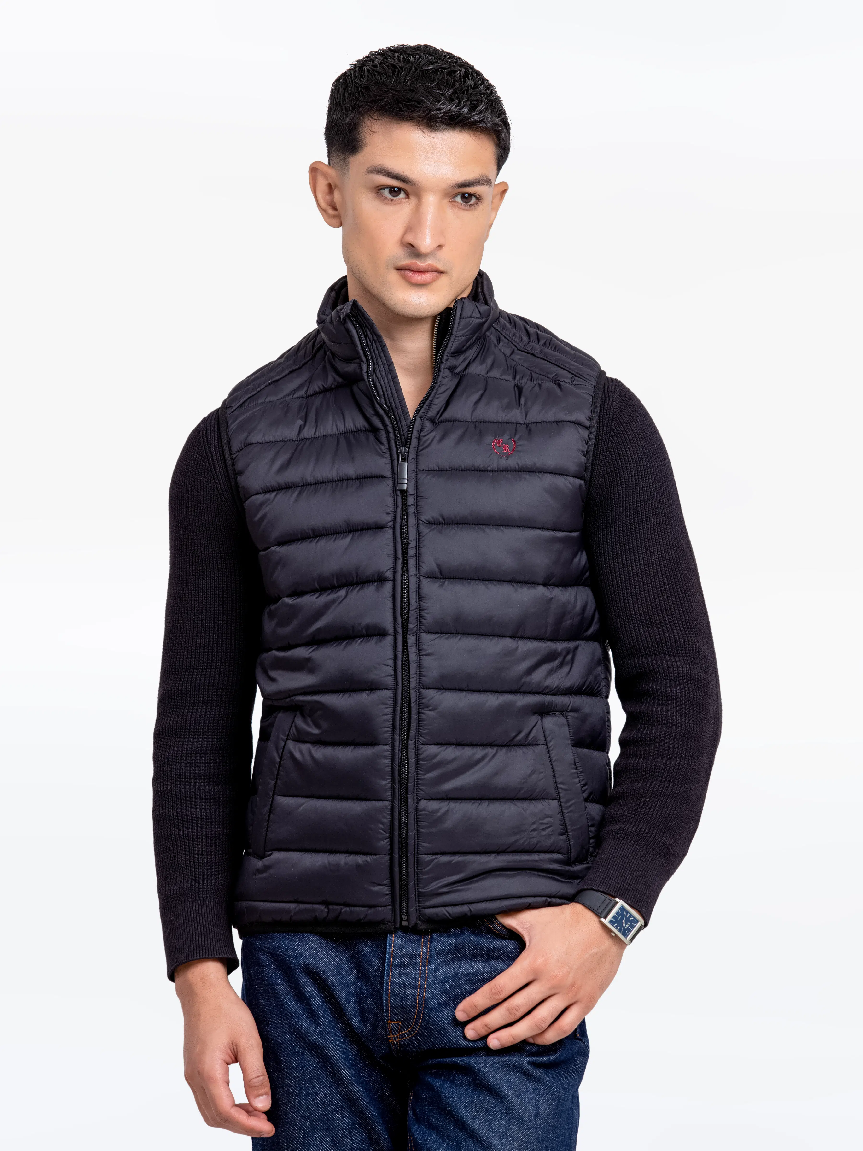 Men's Black Jacket - EMTJP24-006 - Image 3