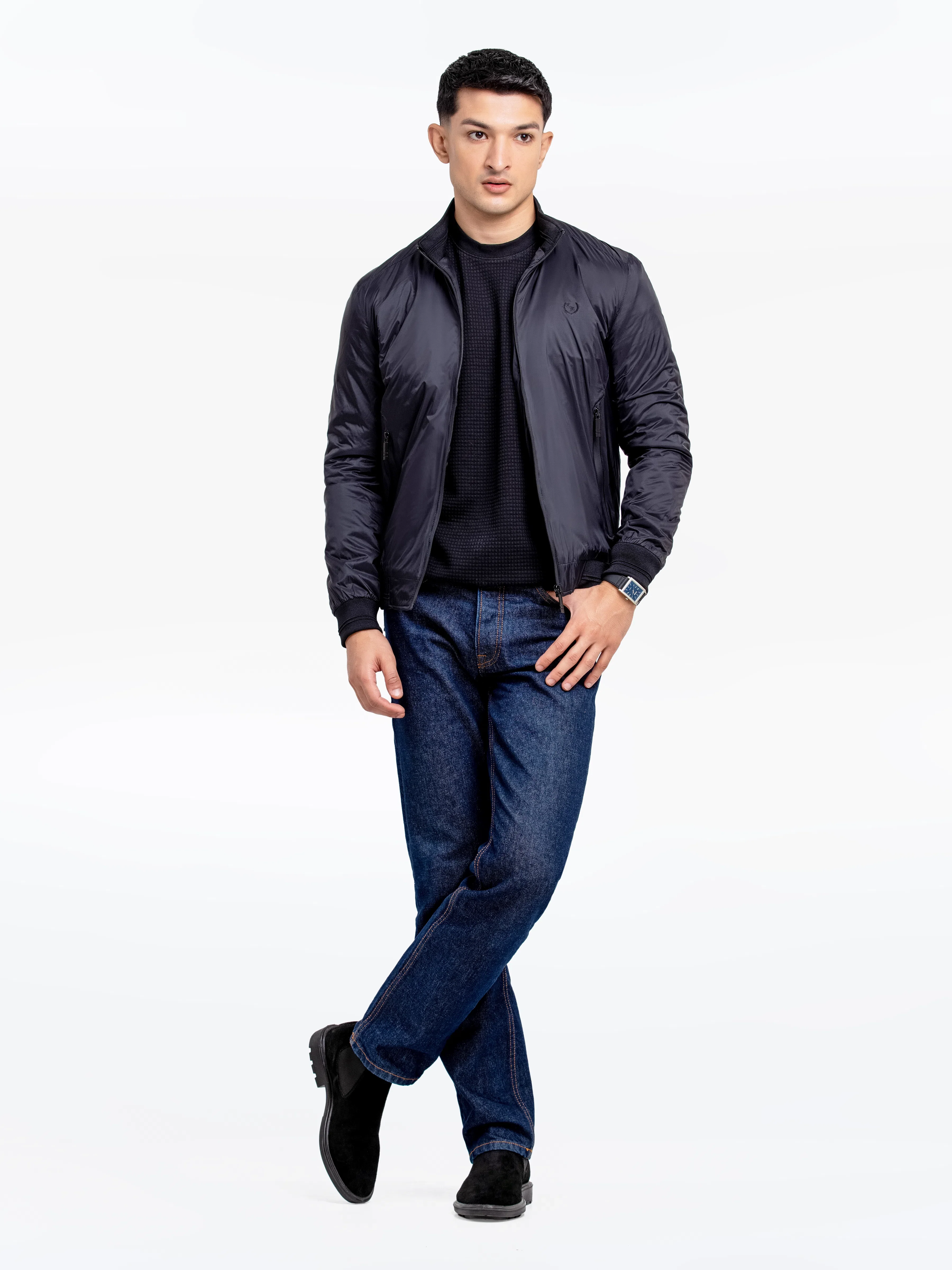 Men's Black Jacket - EMTJP24-007 - Image 2