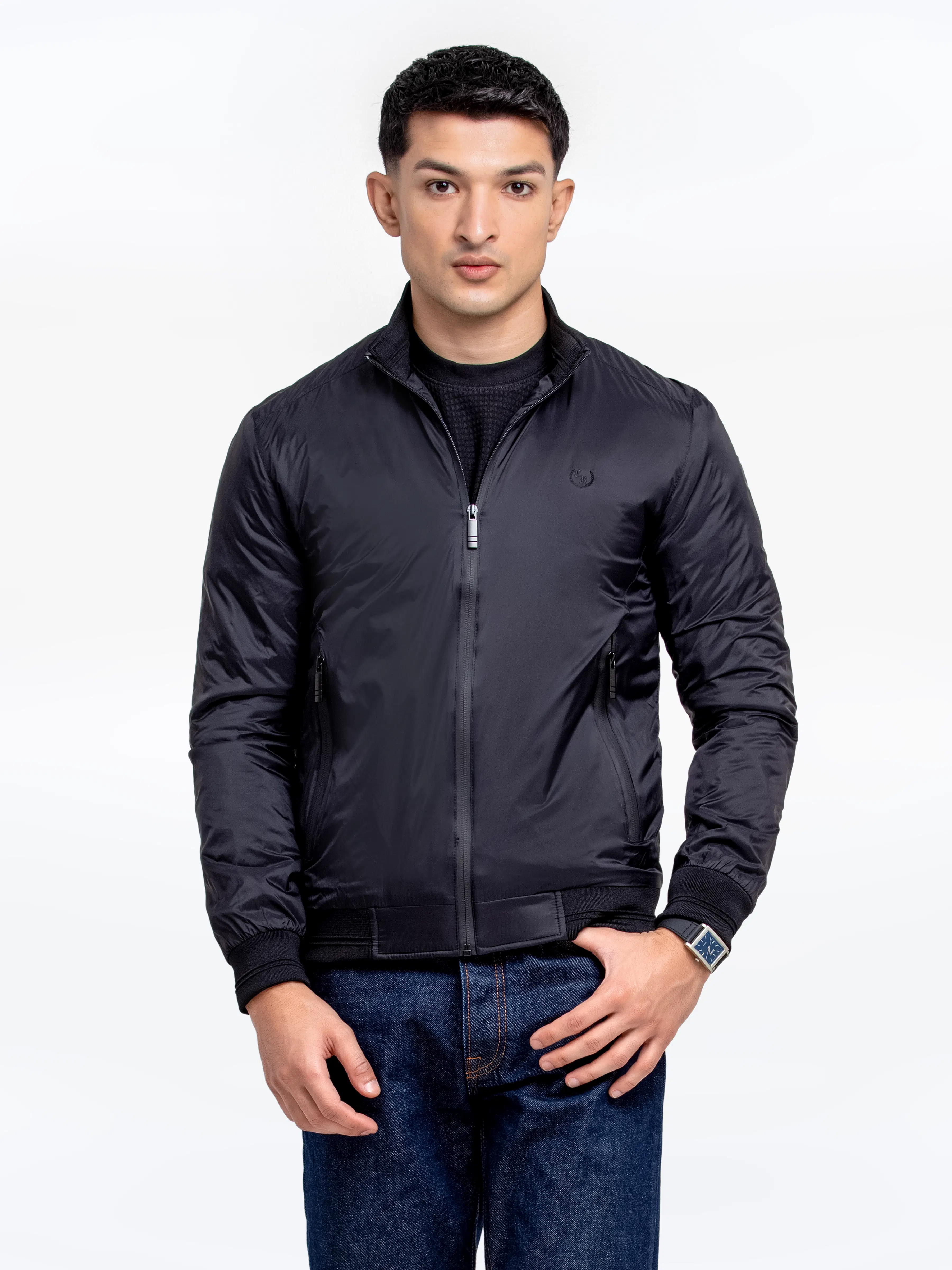 Men's Black Jacket - EMTJP24-007 - Image 3