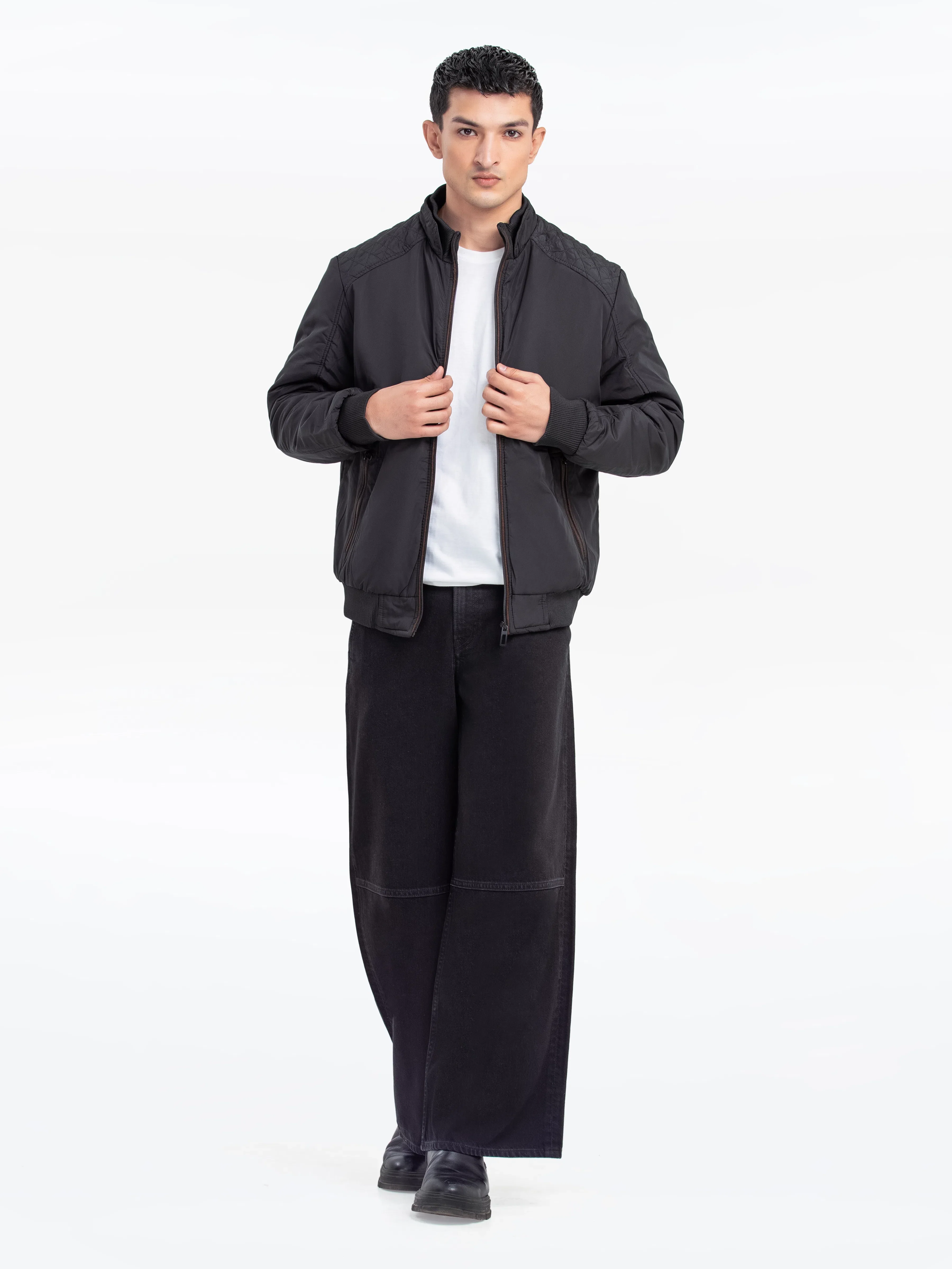 Men's Black Jacket - EMTJP24-011 - Image 2