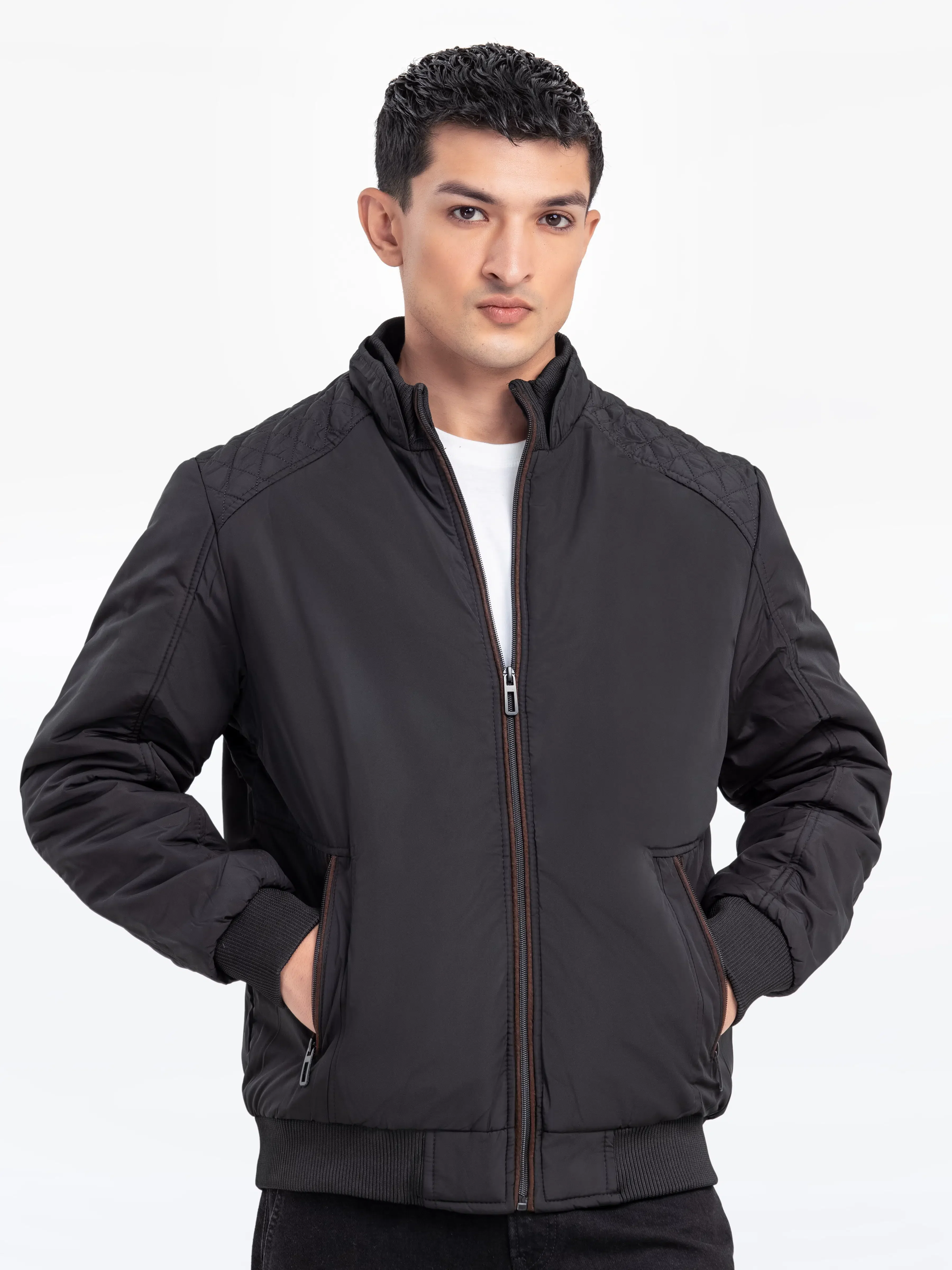 Men's Black Jacket - EMTJP24-011 - Image 3
