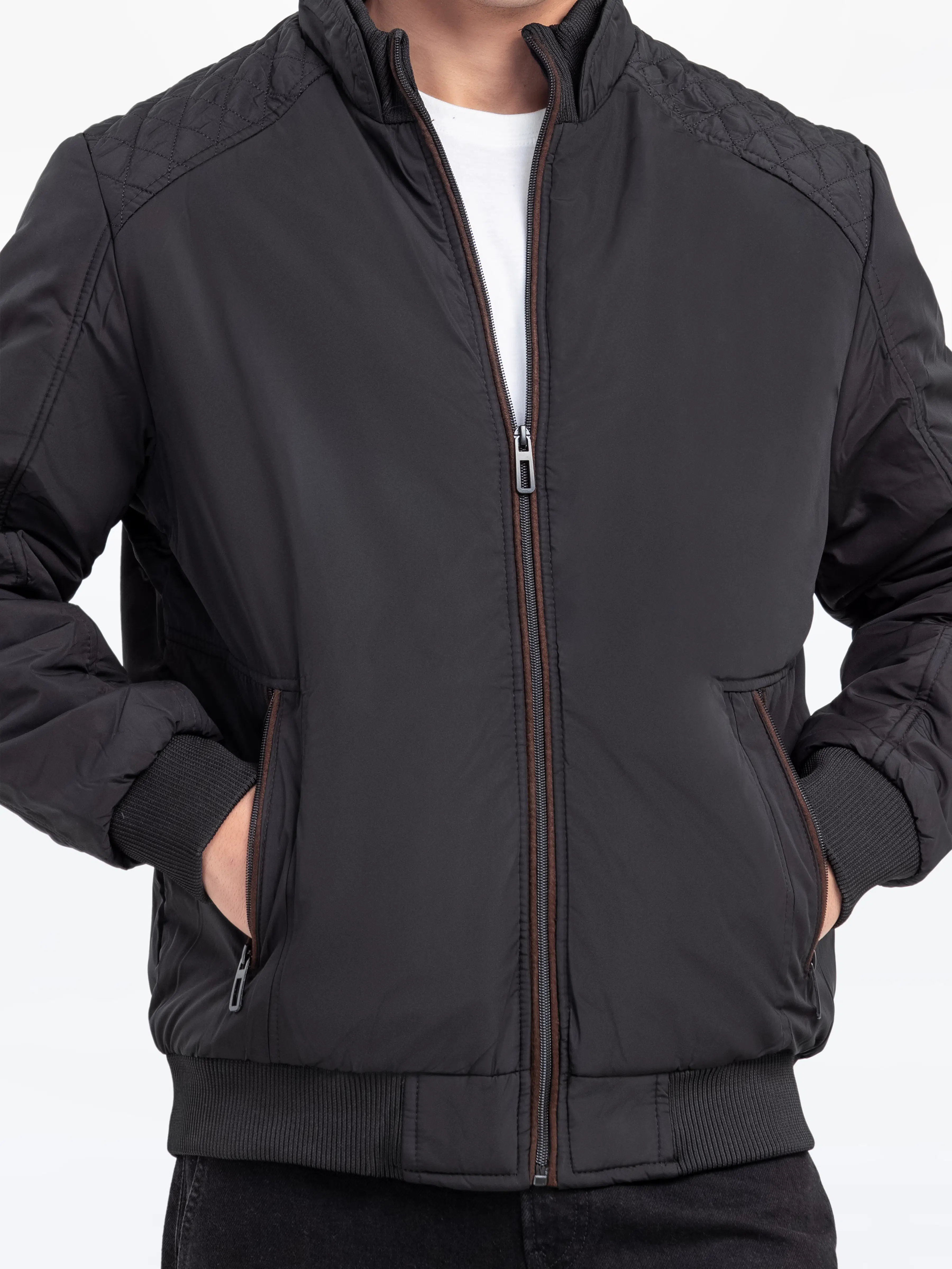 Men's Black Jacket - EMTJP24-011 - Image 4