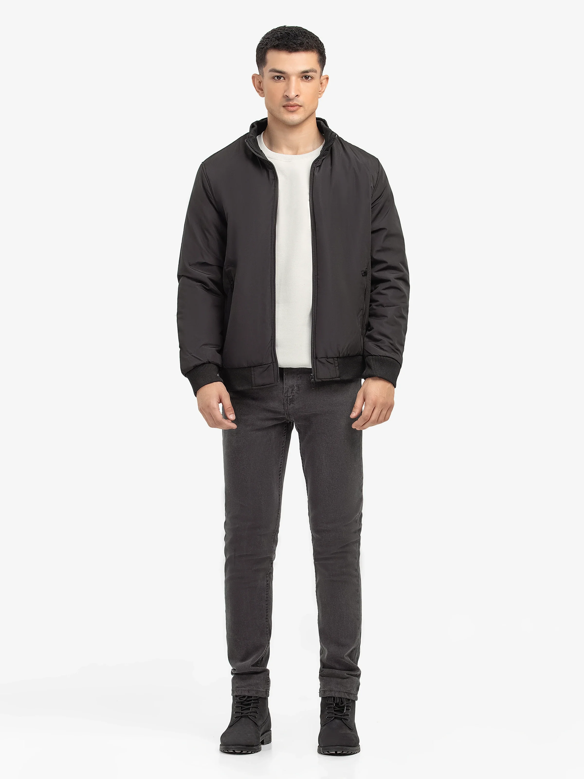 Men's Black Jacket - EMTJP24-012 - Image 2