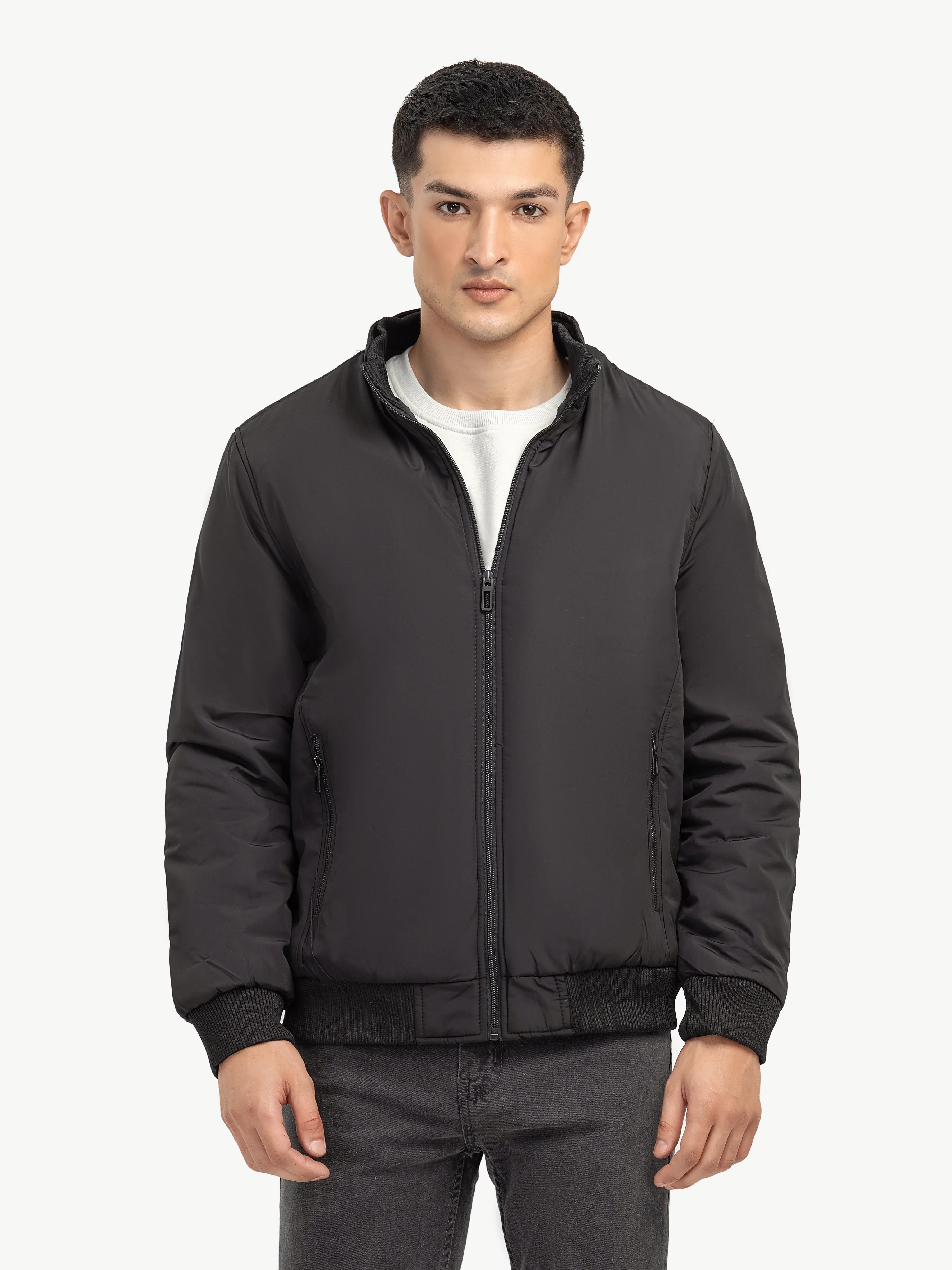 Men's Black Jacket - EMTJP24-012 - Image 3