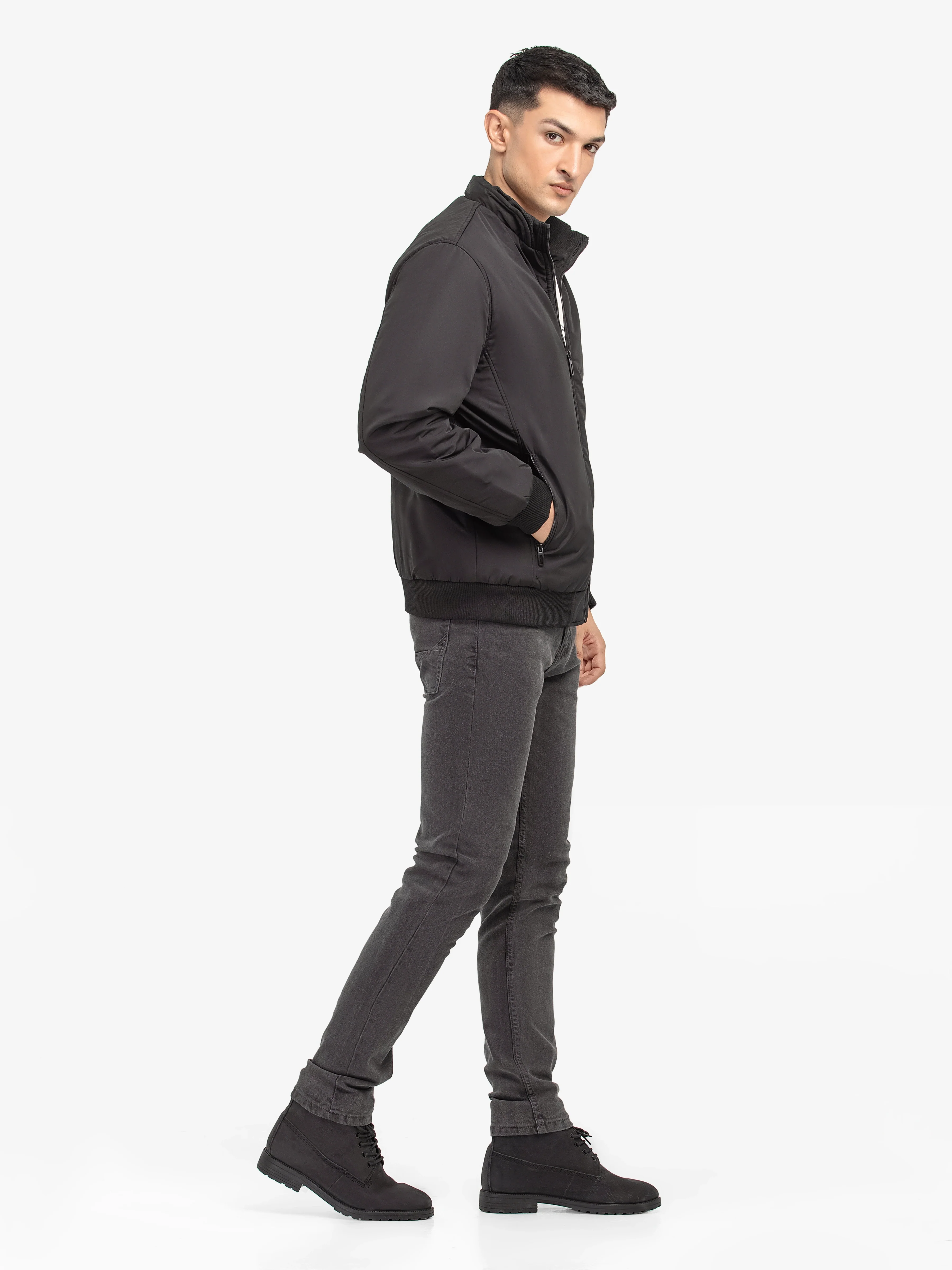 Men's Black Jacket - EMTJP24-012 - Image 5
