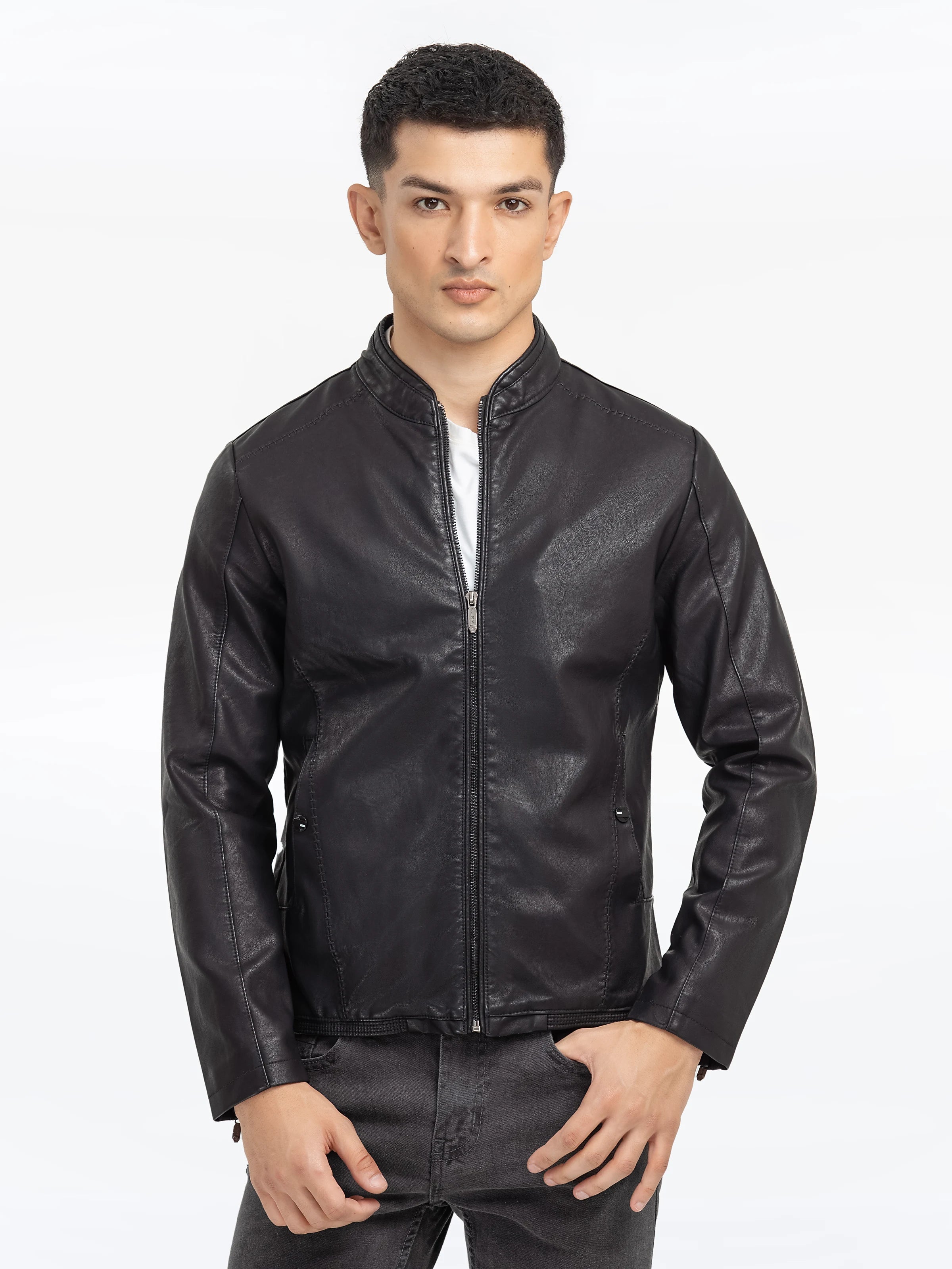 Men's Black Jacket - EMTJP24-015 - Image 2