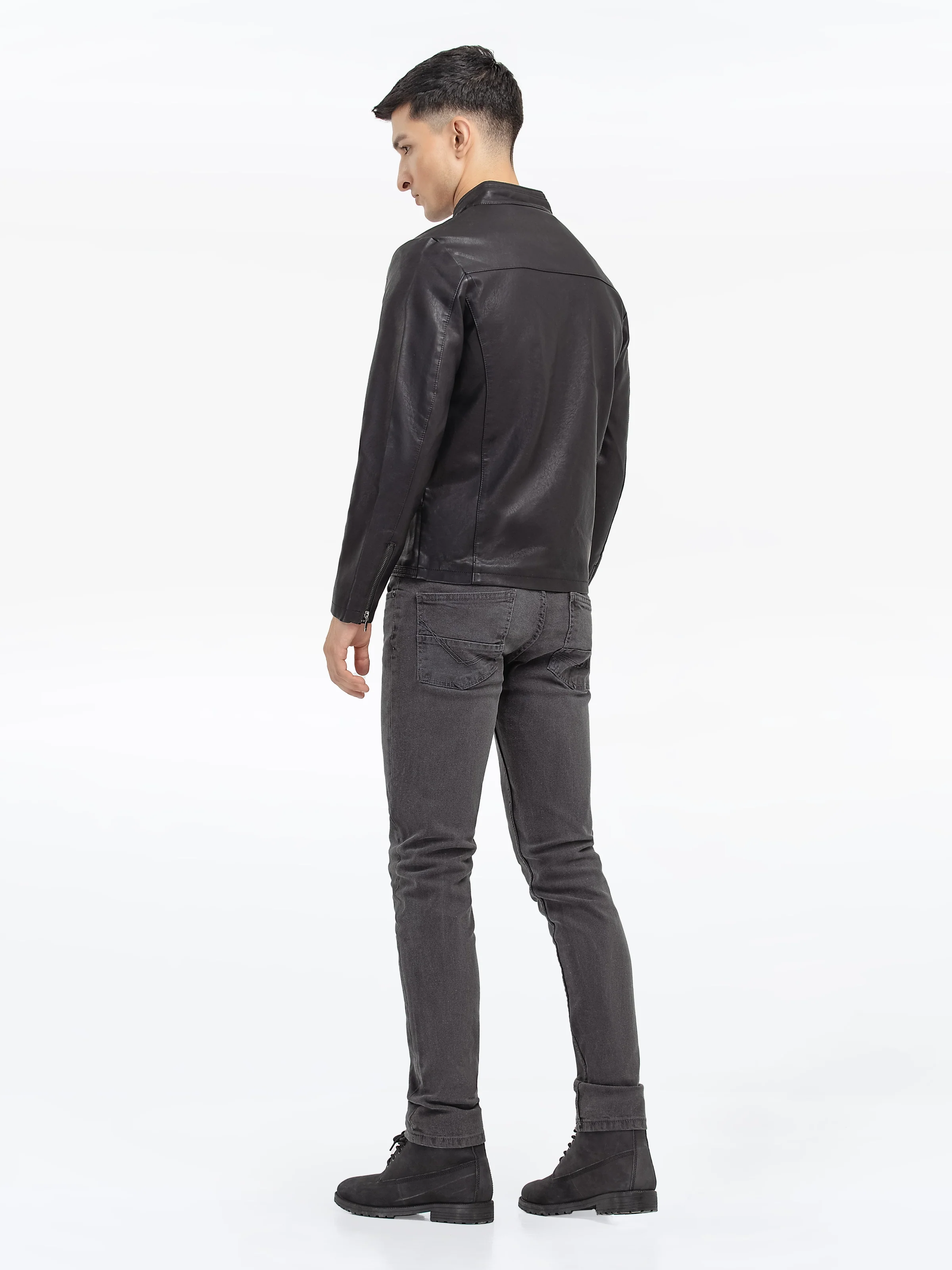 Men's Black Jacket - EMTJP24-015 - Image 4