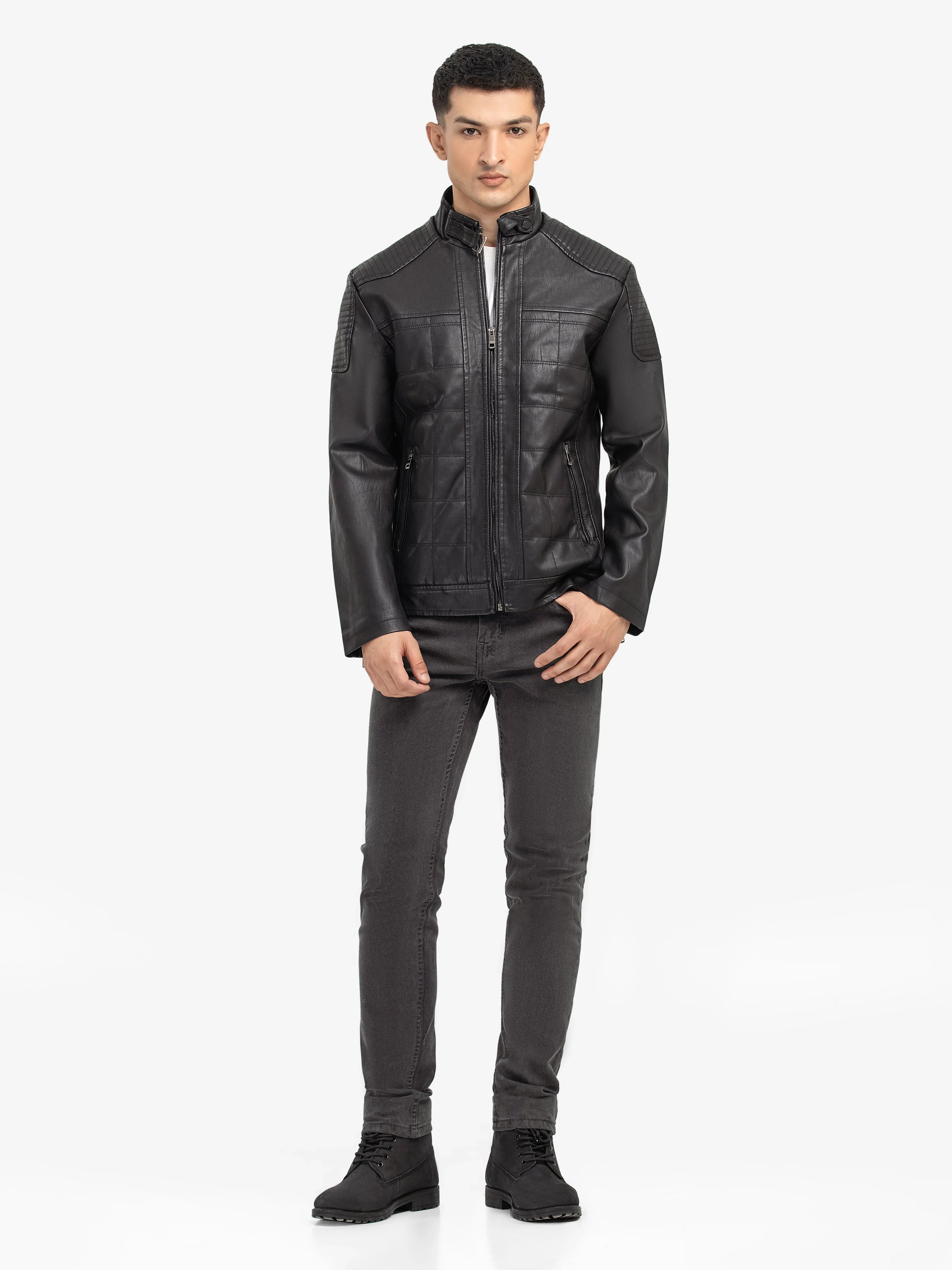 Men's Black Jacket - EMTJP24-016 - Image 2