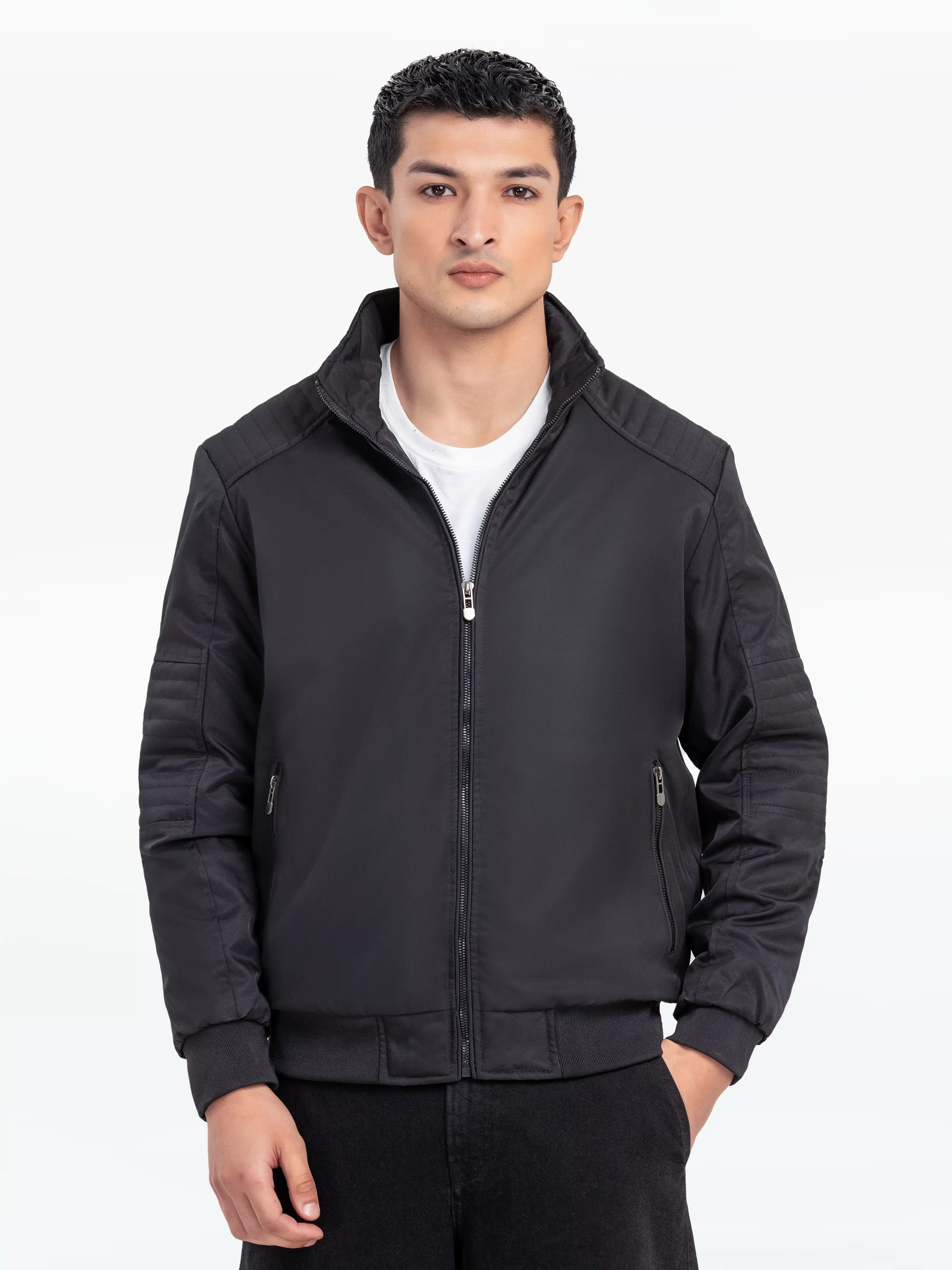 Men's Black Jacket - EMTJP24-019 - Image 3