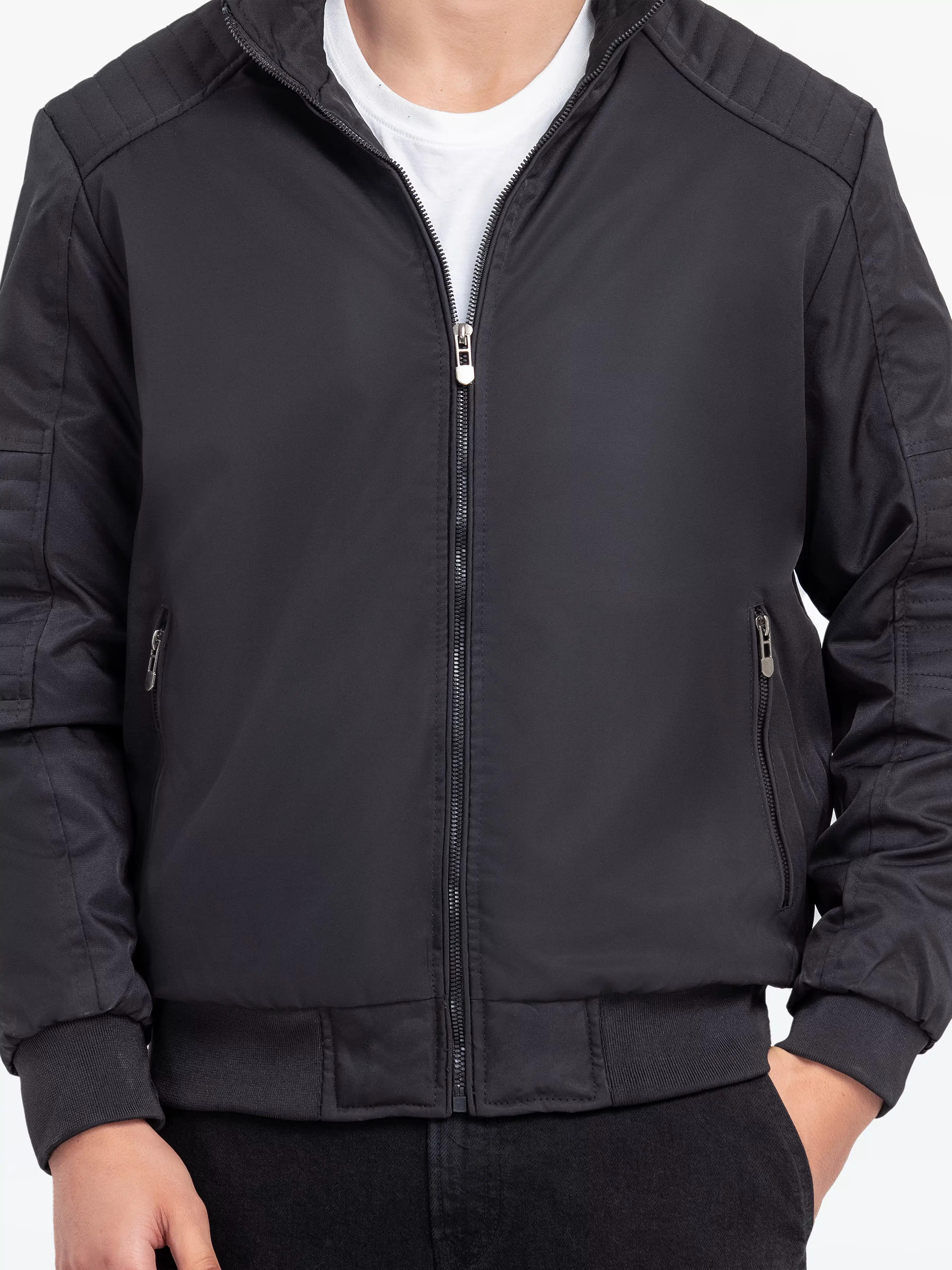 Men's Black Jacket - EMTJP24-019 - Image 4