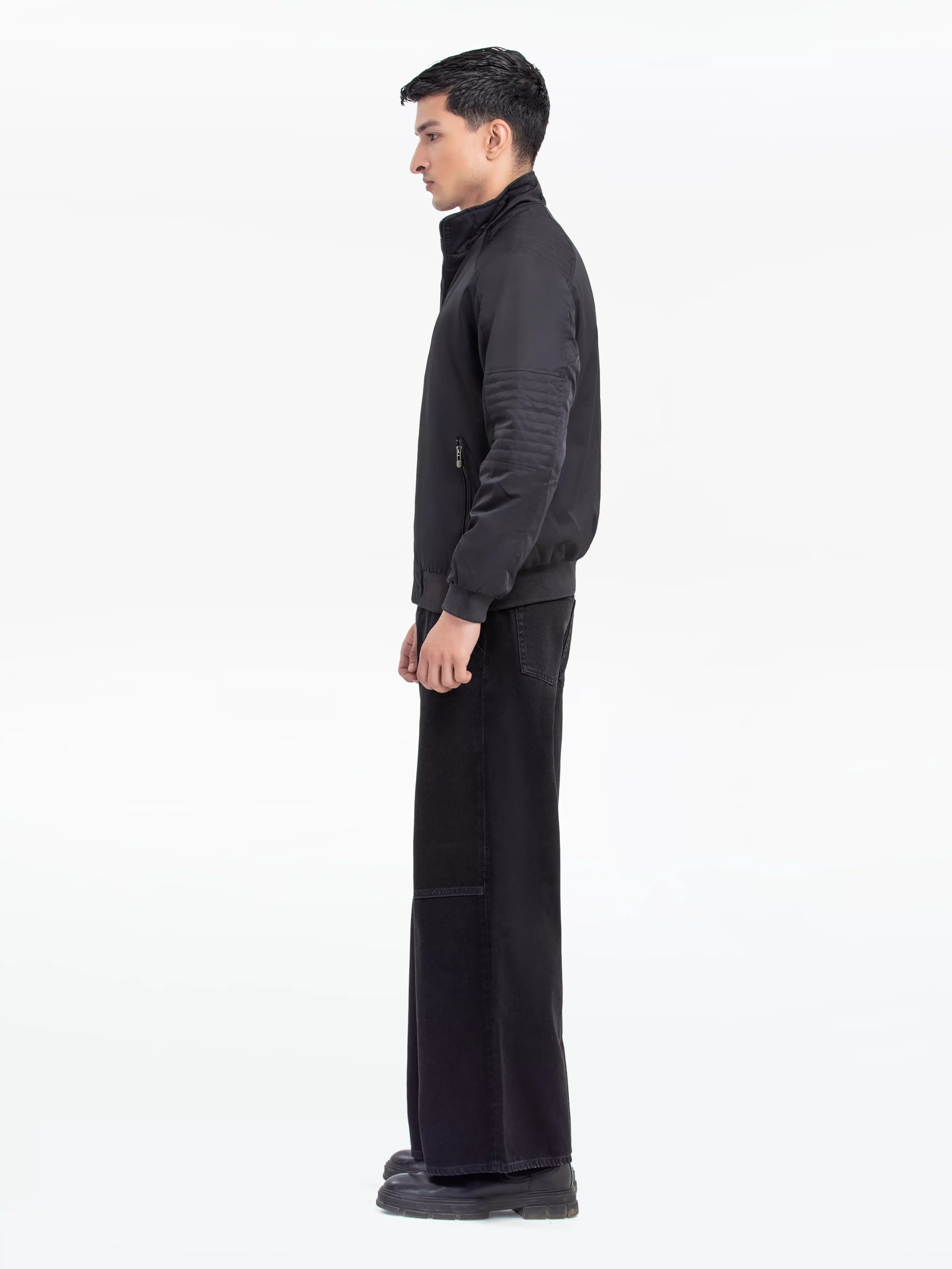 Men's Black Jacket - EMTJP24-019 - Image 5