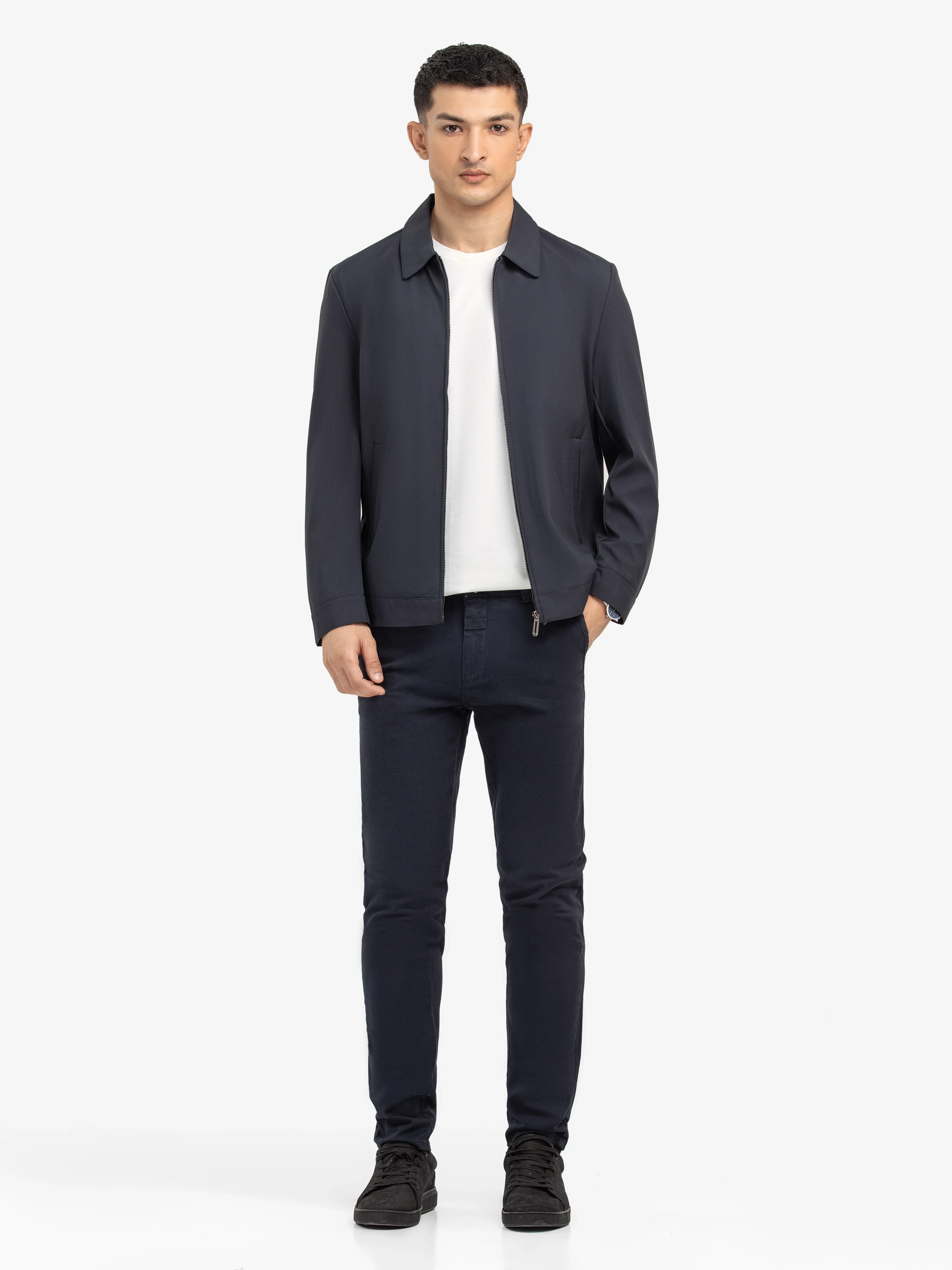 Men's Black Jacket - EMTJP24-025 - Image 2