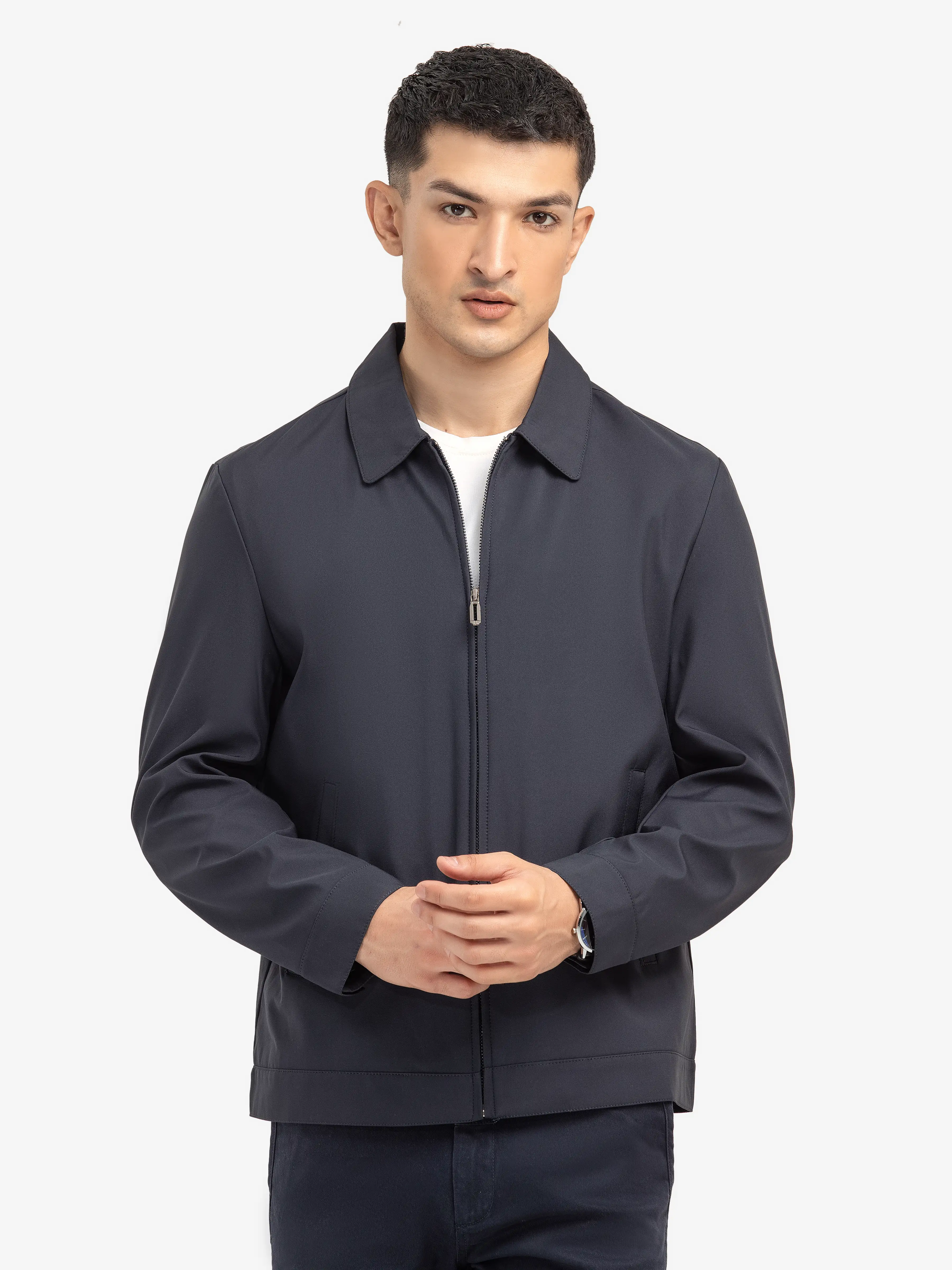 Men's Black Jacket - EMTJP24-025 - Image 3