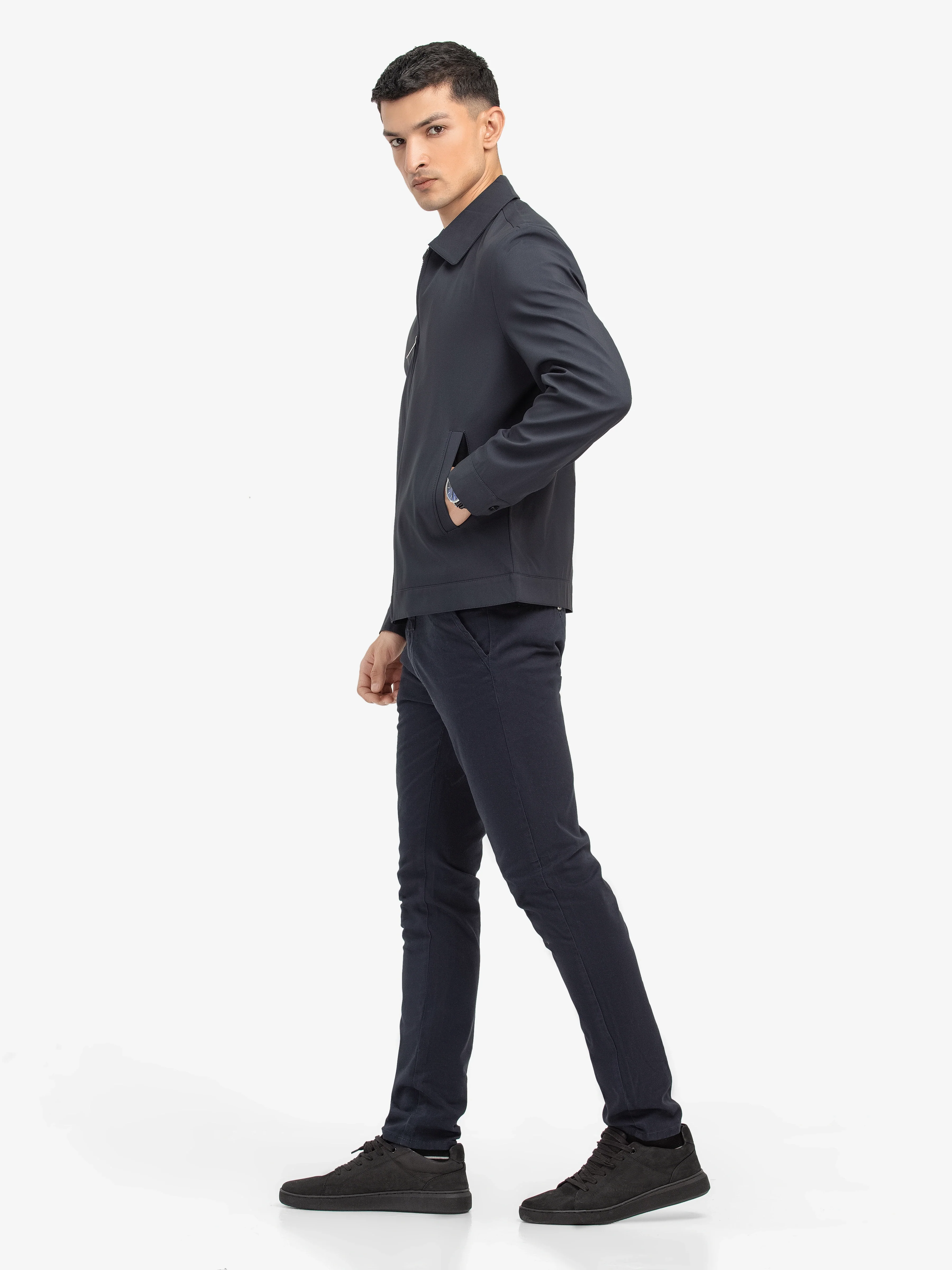 Men's Black Jacket - EMTJP24-025 - Image 5