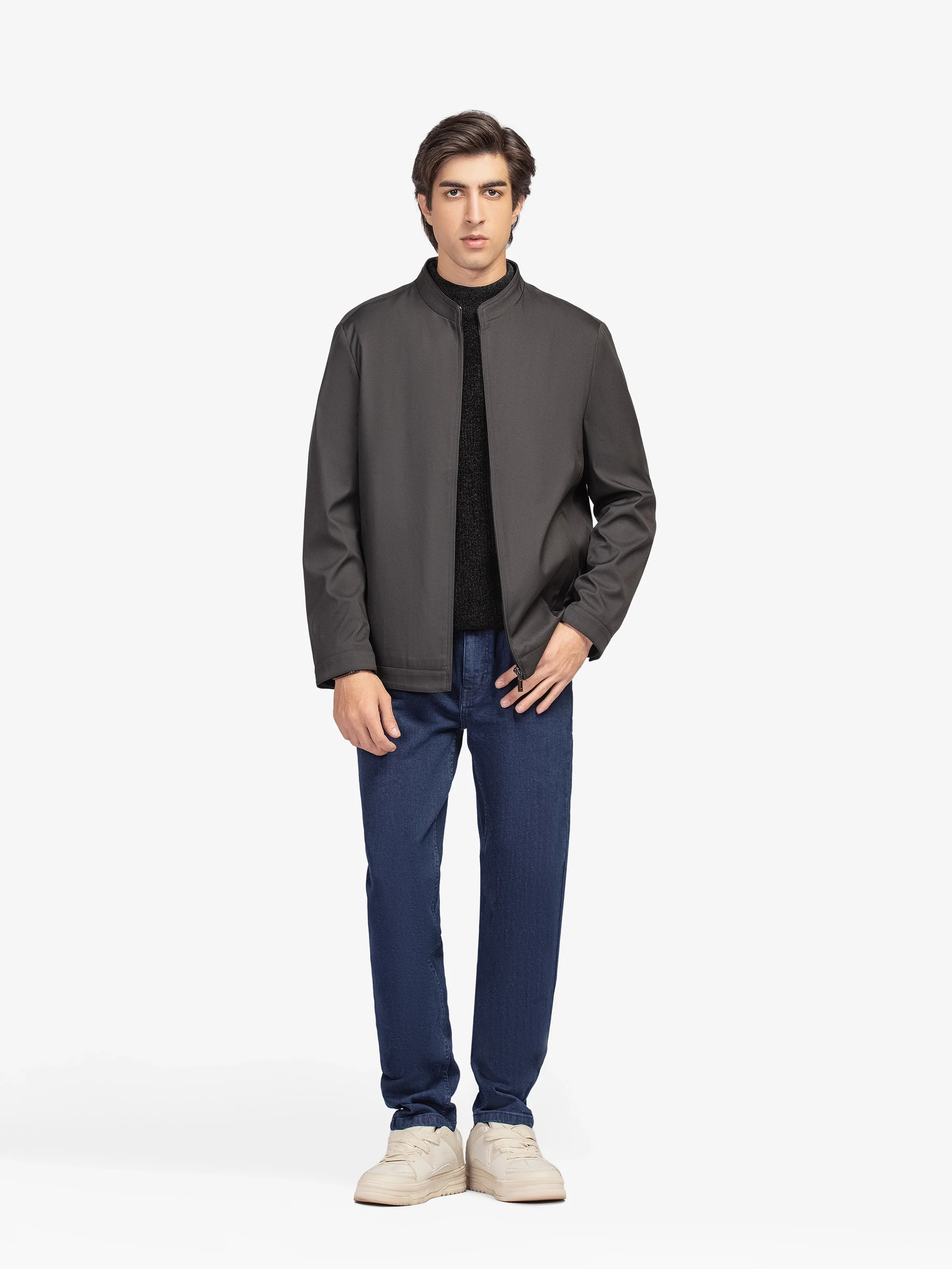 Men's Black Jacket - EMTJP5-001 - Image 3