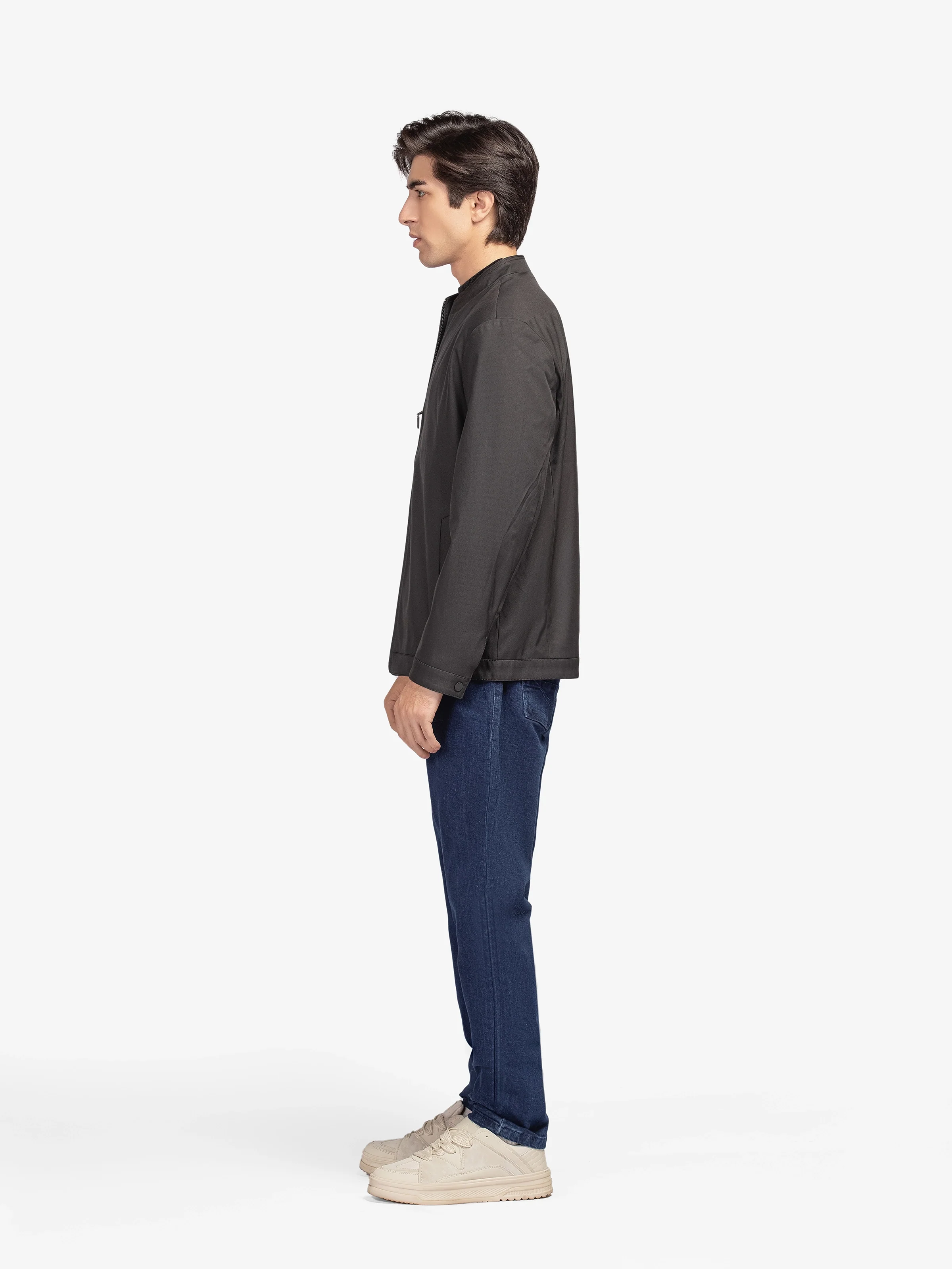 Men's Black Jacket - EMTJP5-001 - Image 4