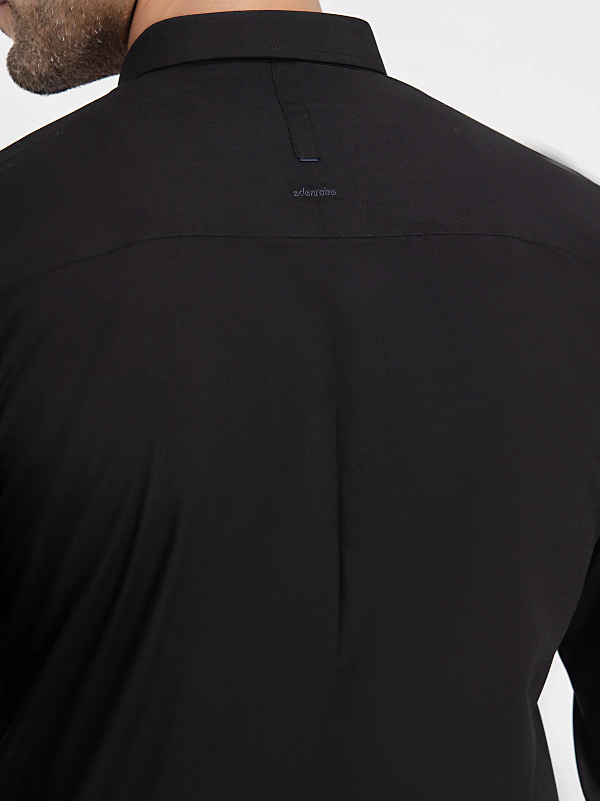 Men's Black Shalwar Kameez - EMTKST24-99469 - Image 5