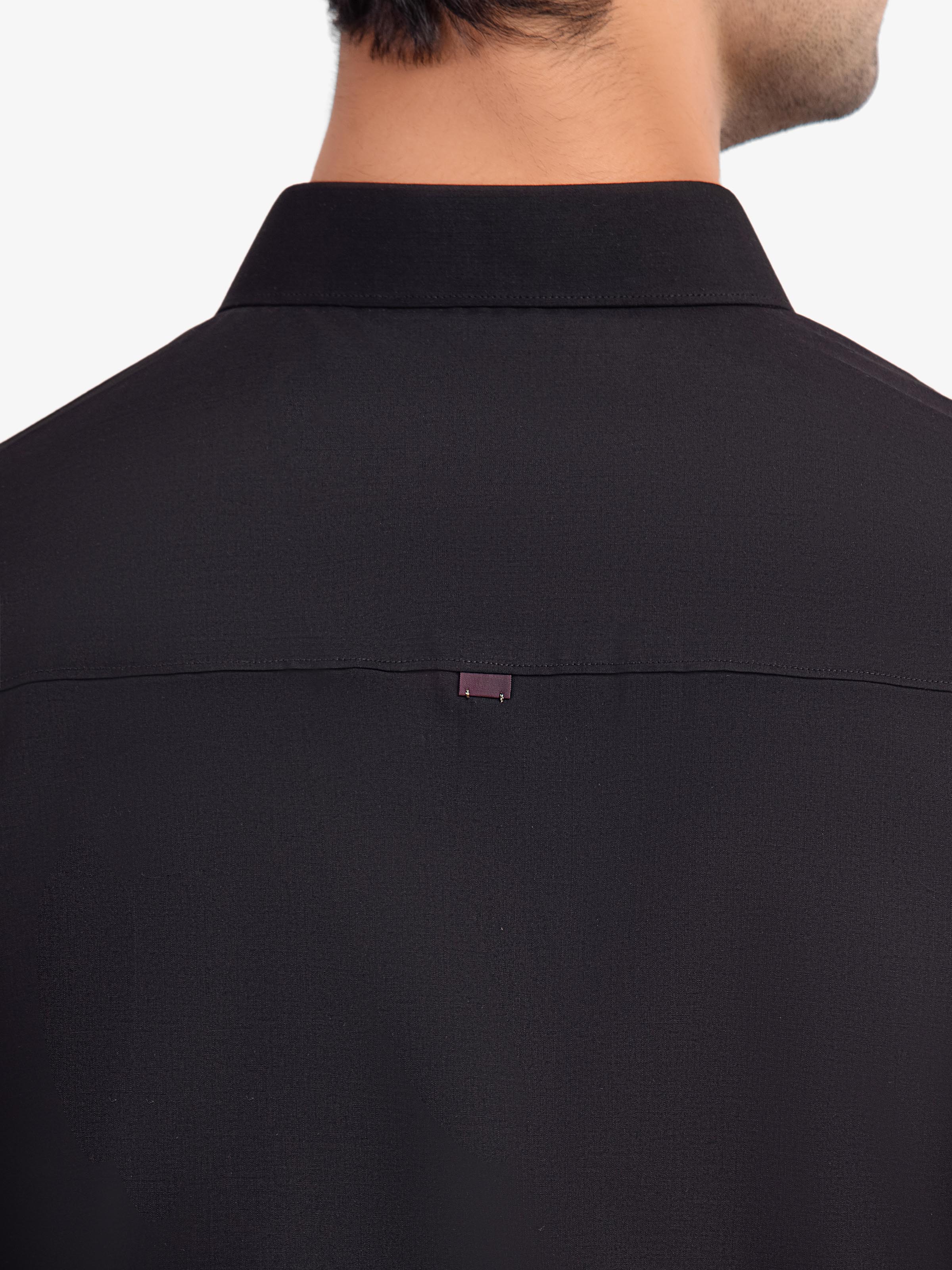 Men's Black Shalwar Kameez - EMTKST5-99587 - Image 5